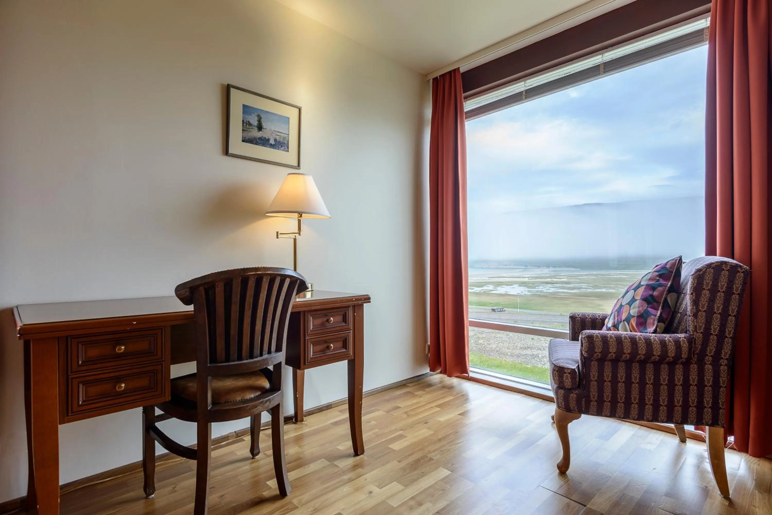Living room in Hotel Latrabjarg