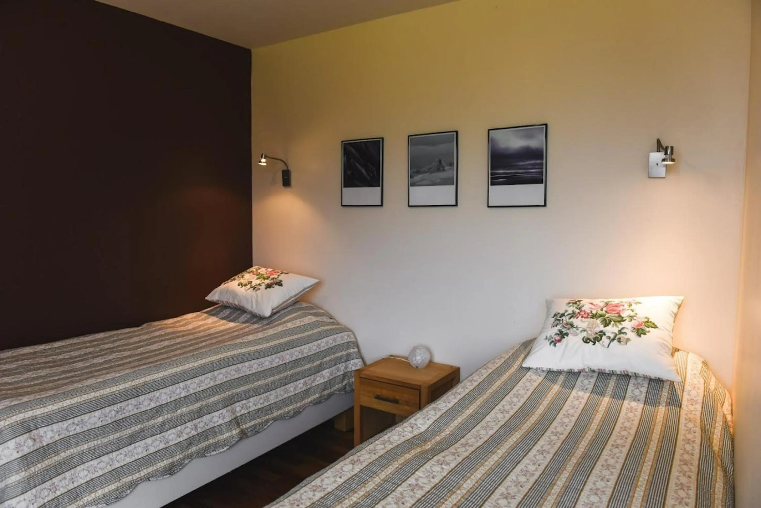 Bed in Hotel Latrabjarg