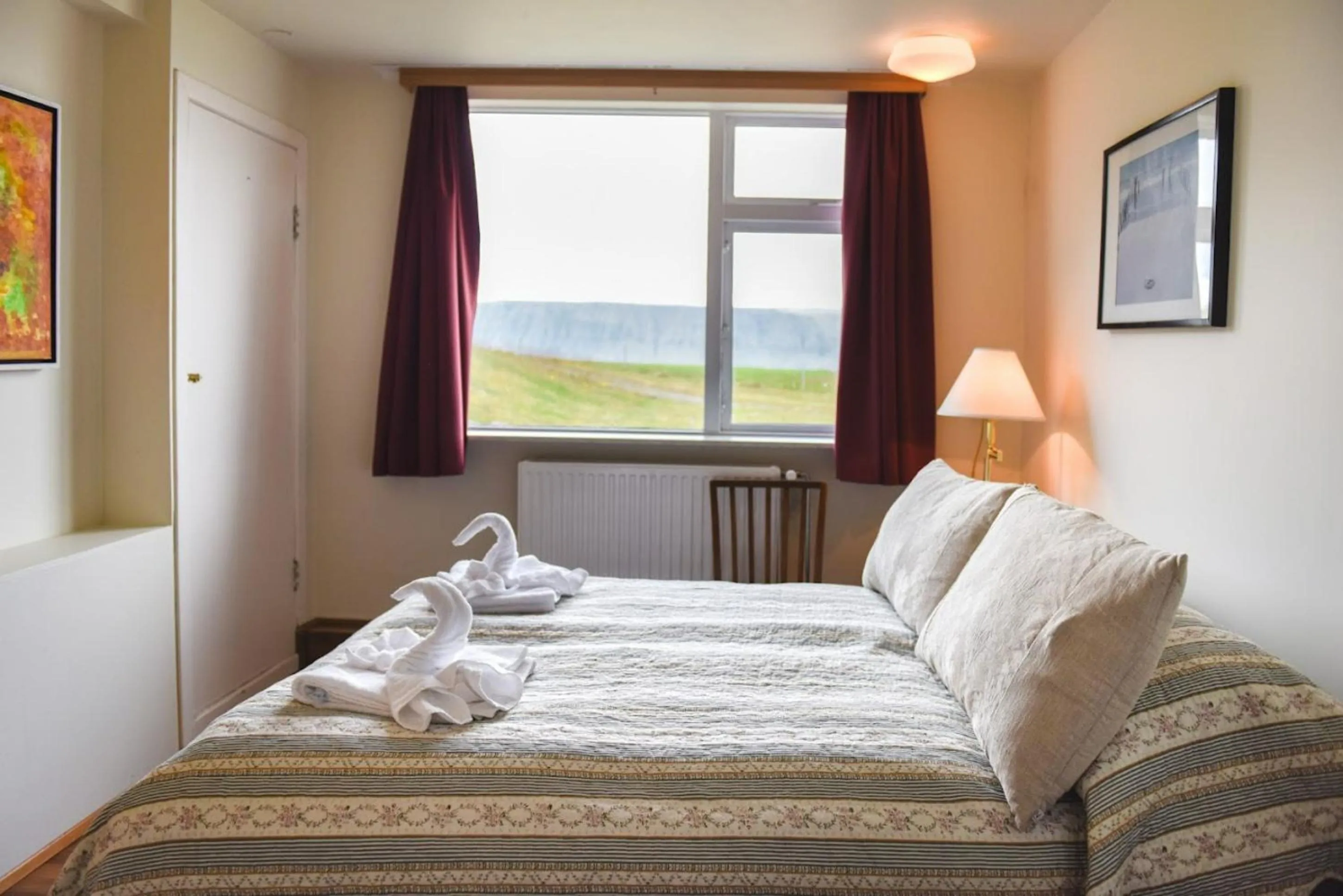 Photo of the whole room, Bed in Hotel Latrabjarg