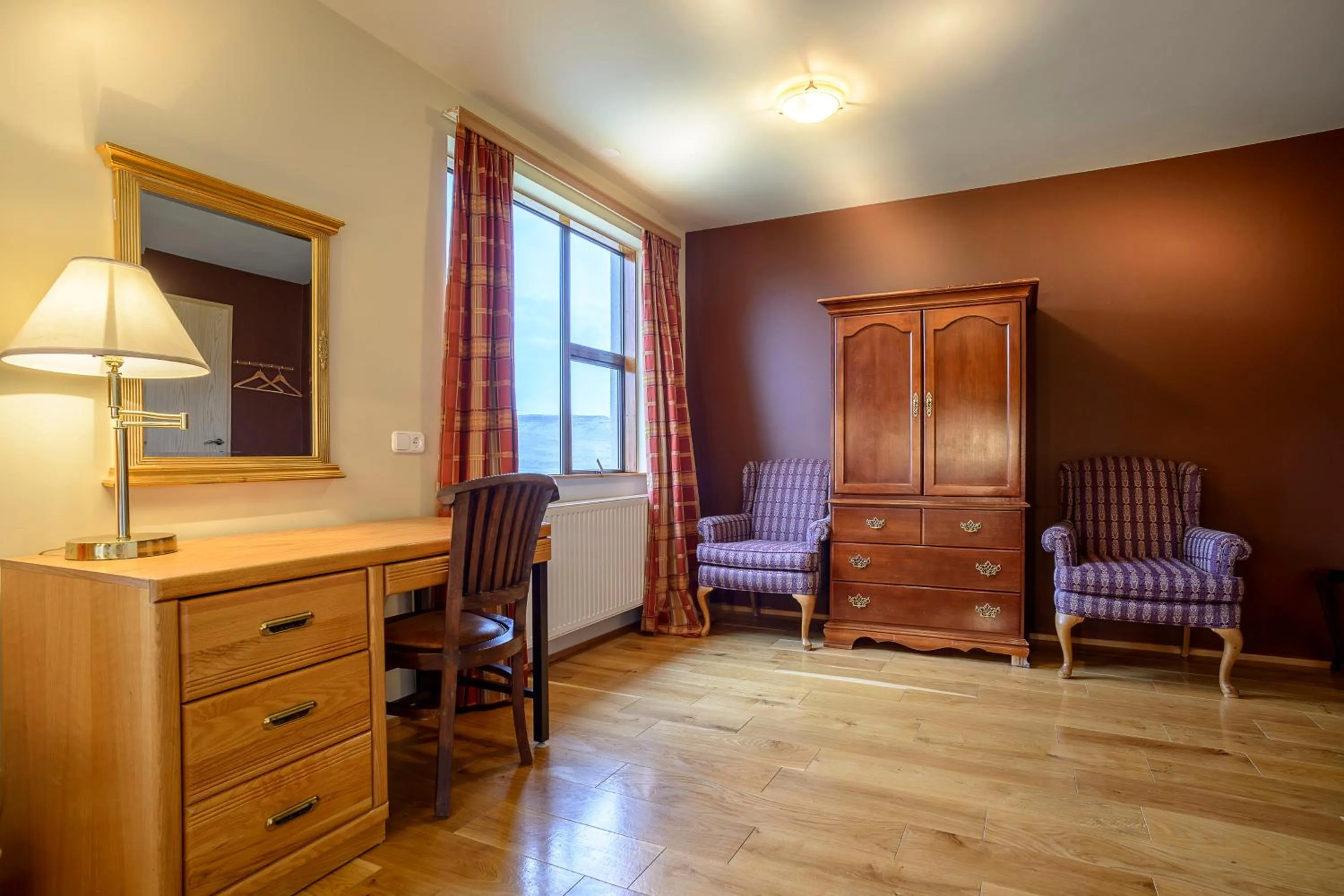 Living room in Hotel Latrabjarg