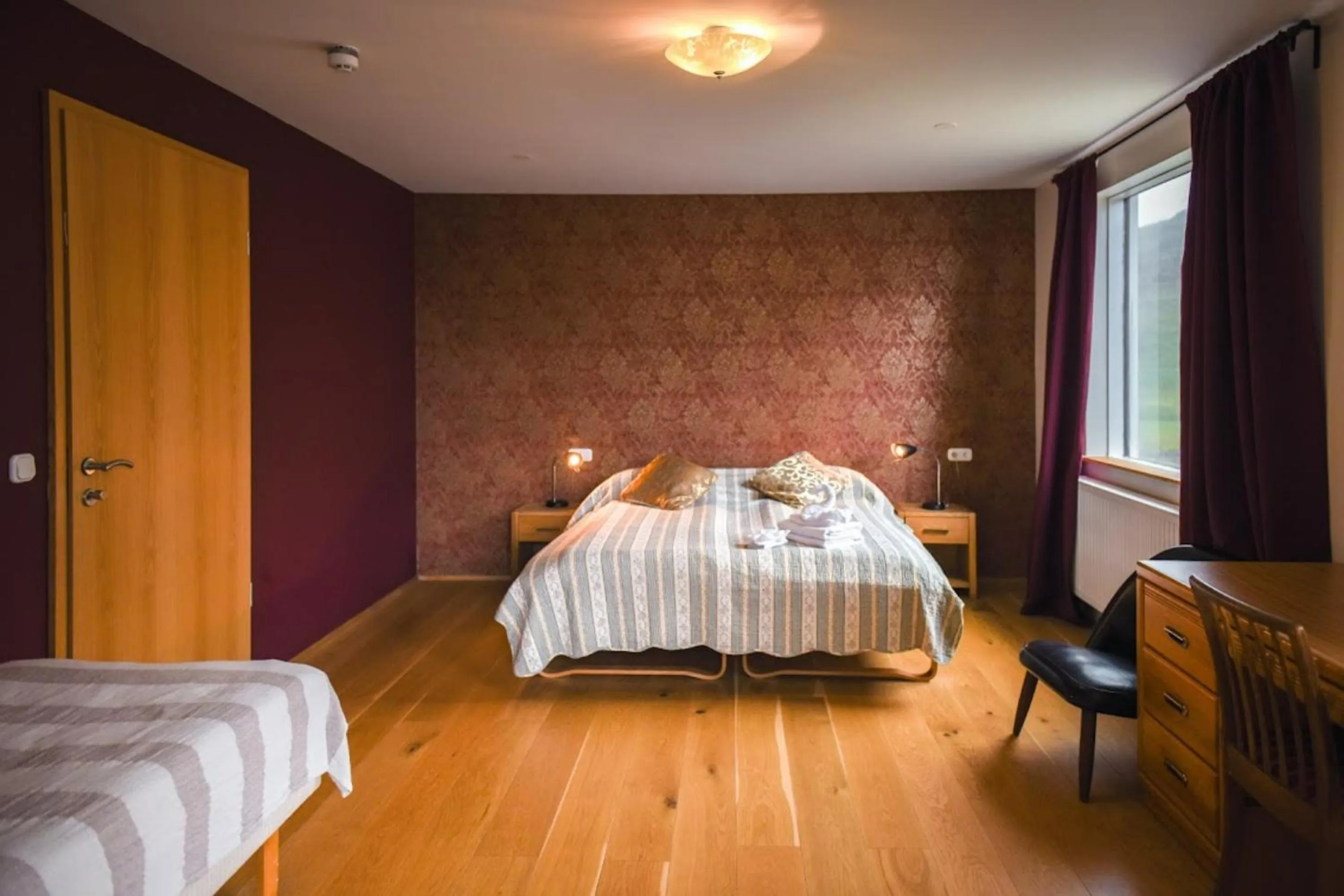 Photo of the whole room, Bed in Hotel Latrabjarg