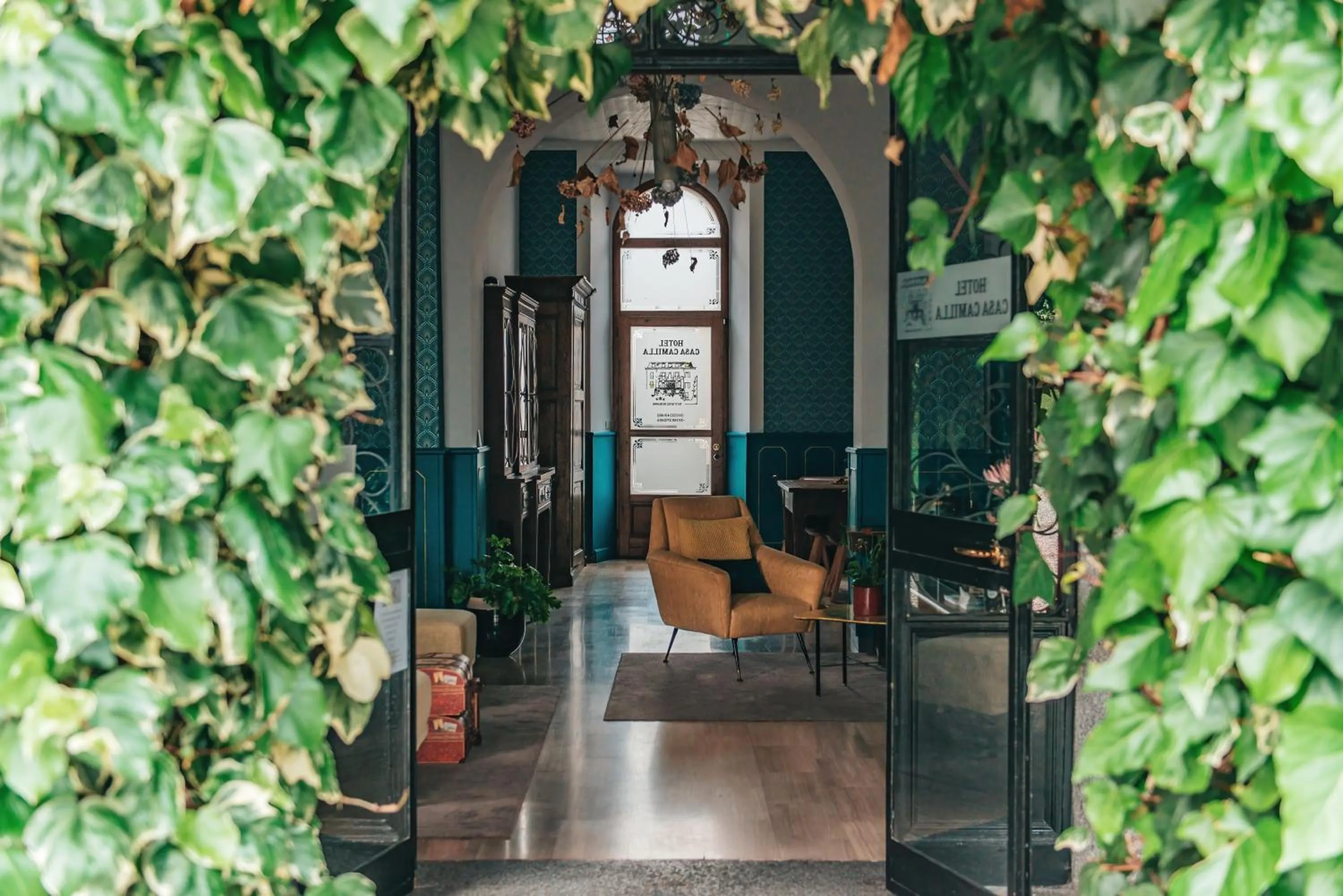 Lobby or reception in Hotel Casa Camilla