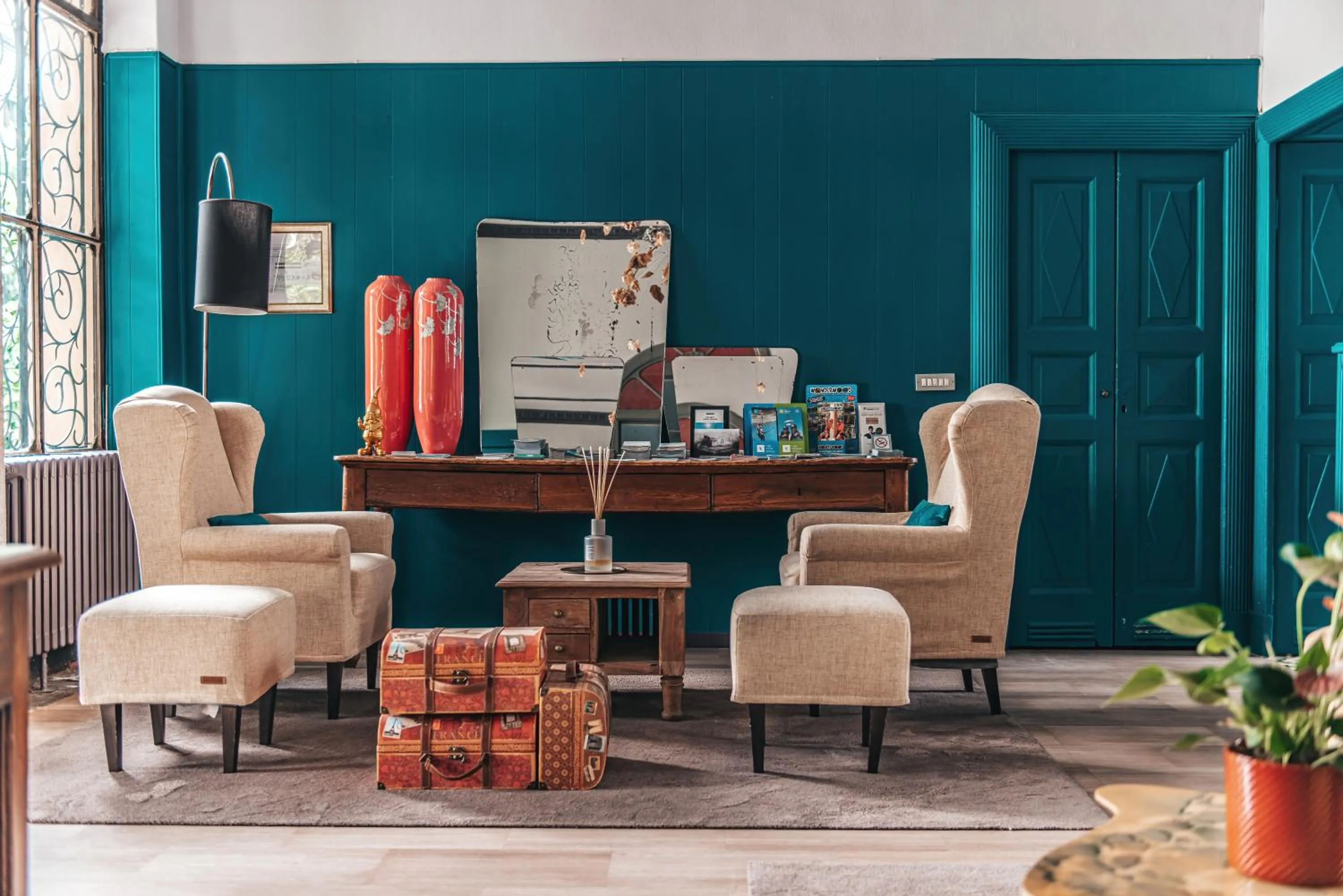 Lobby or reception in Hotel Casa Camilla