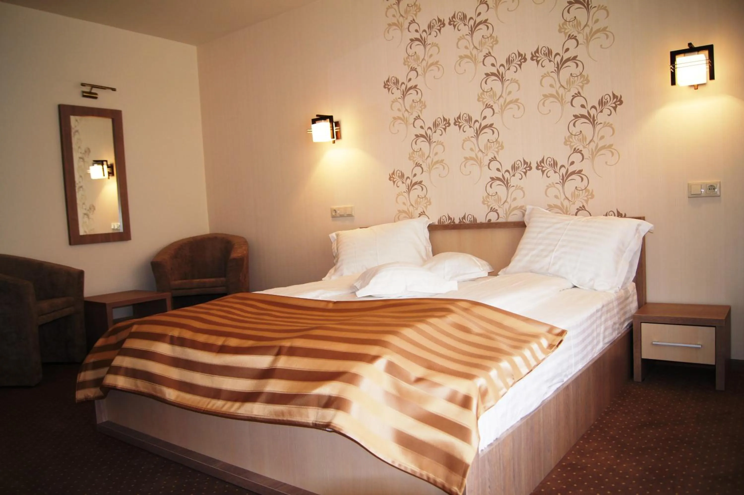 Decorative detail, Bed in Pensiunea JOJO2