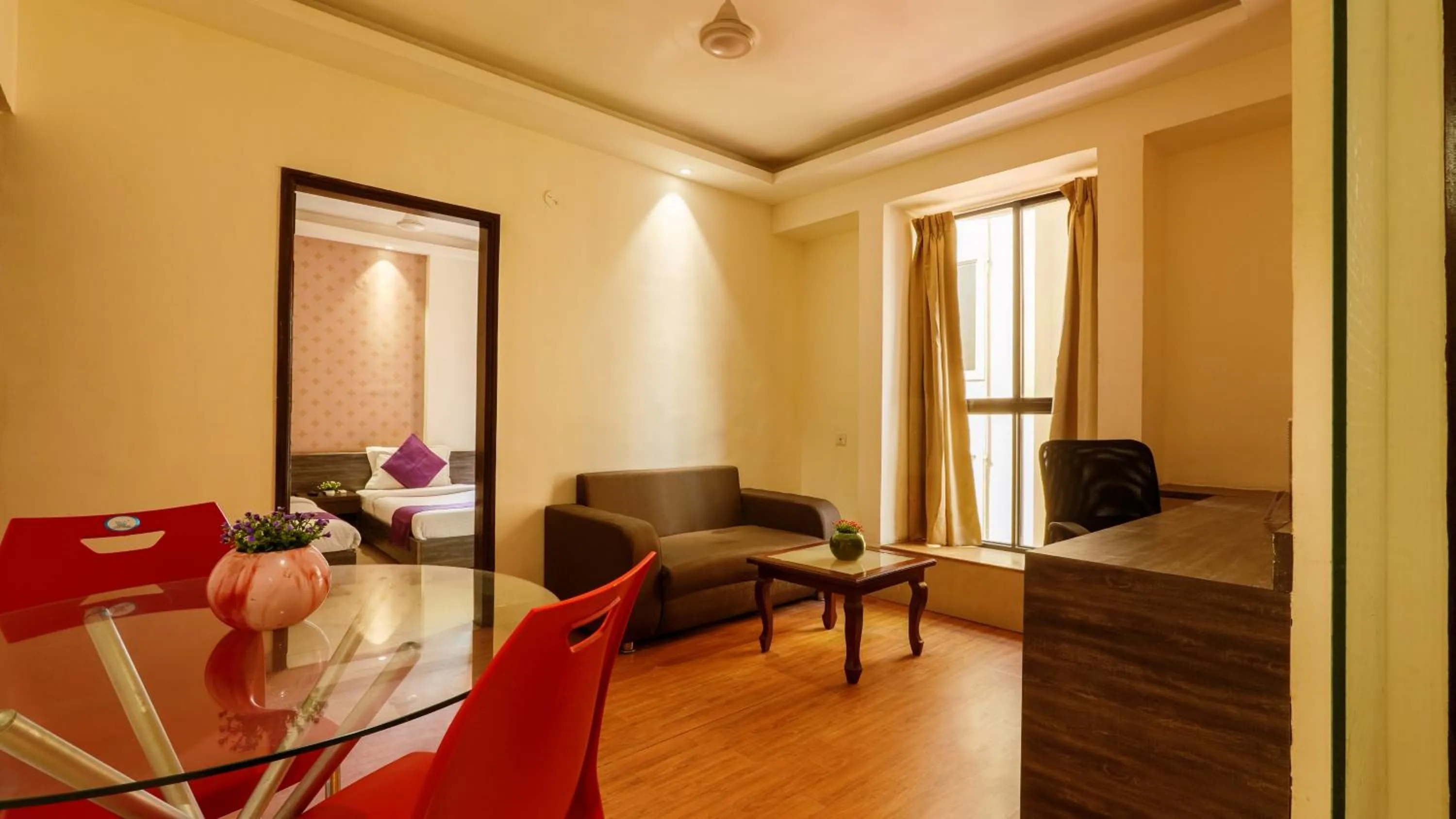 Living room in Magnus Calypso Suites Viman Nagar
