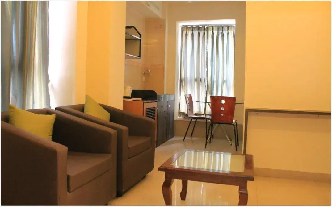 Living room in Magnus Calypso Suites Viman Nagar Living room in Magnus Calypso Suites Viman Nagar