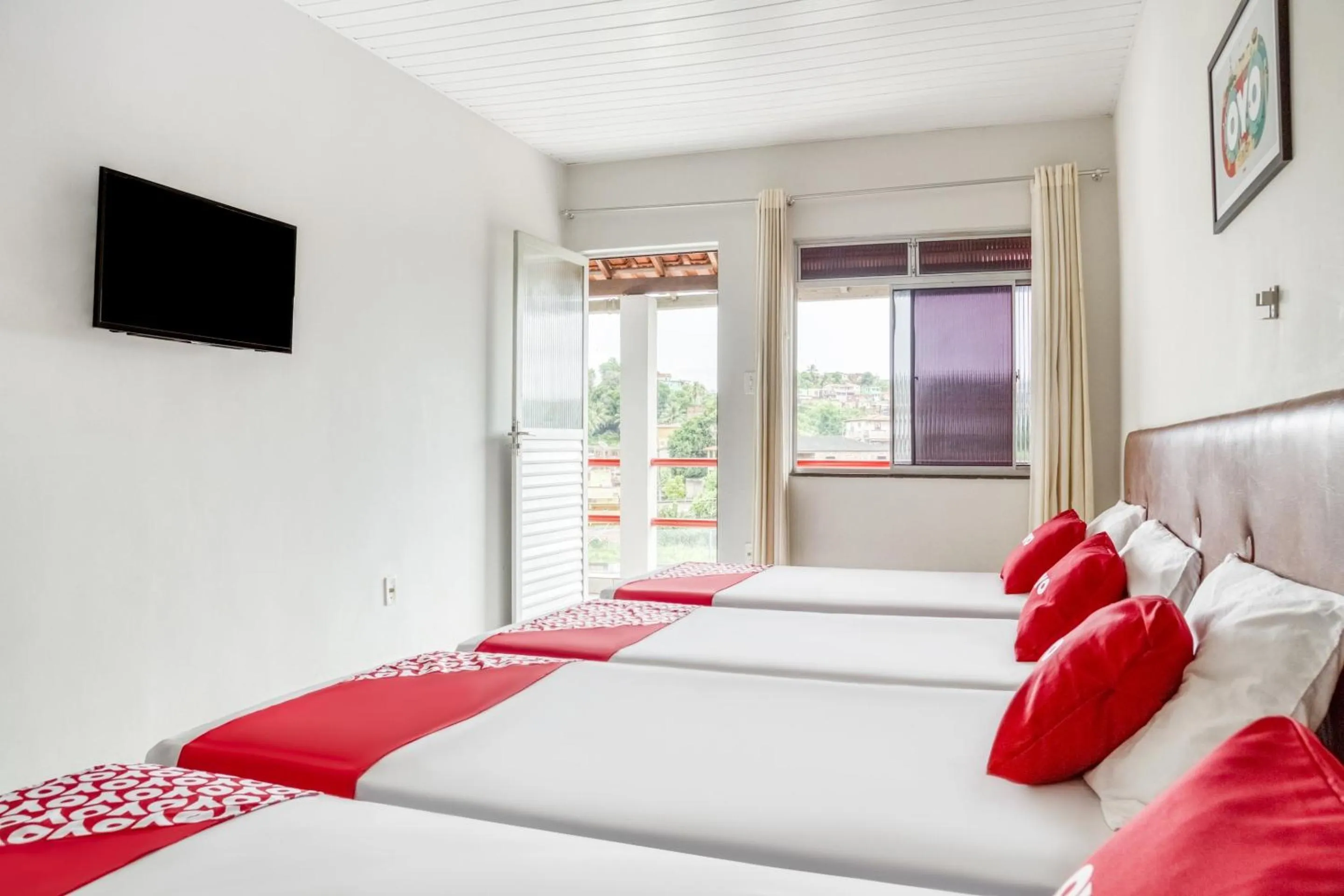 Bedroom, Bed in OYO Praia Hotel Recanto do Tomé - Salvador