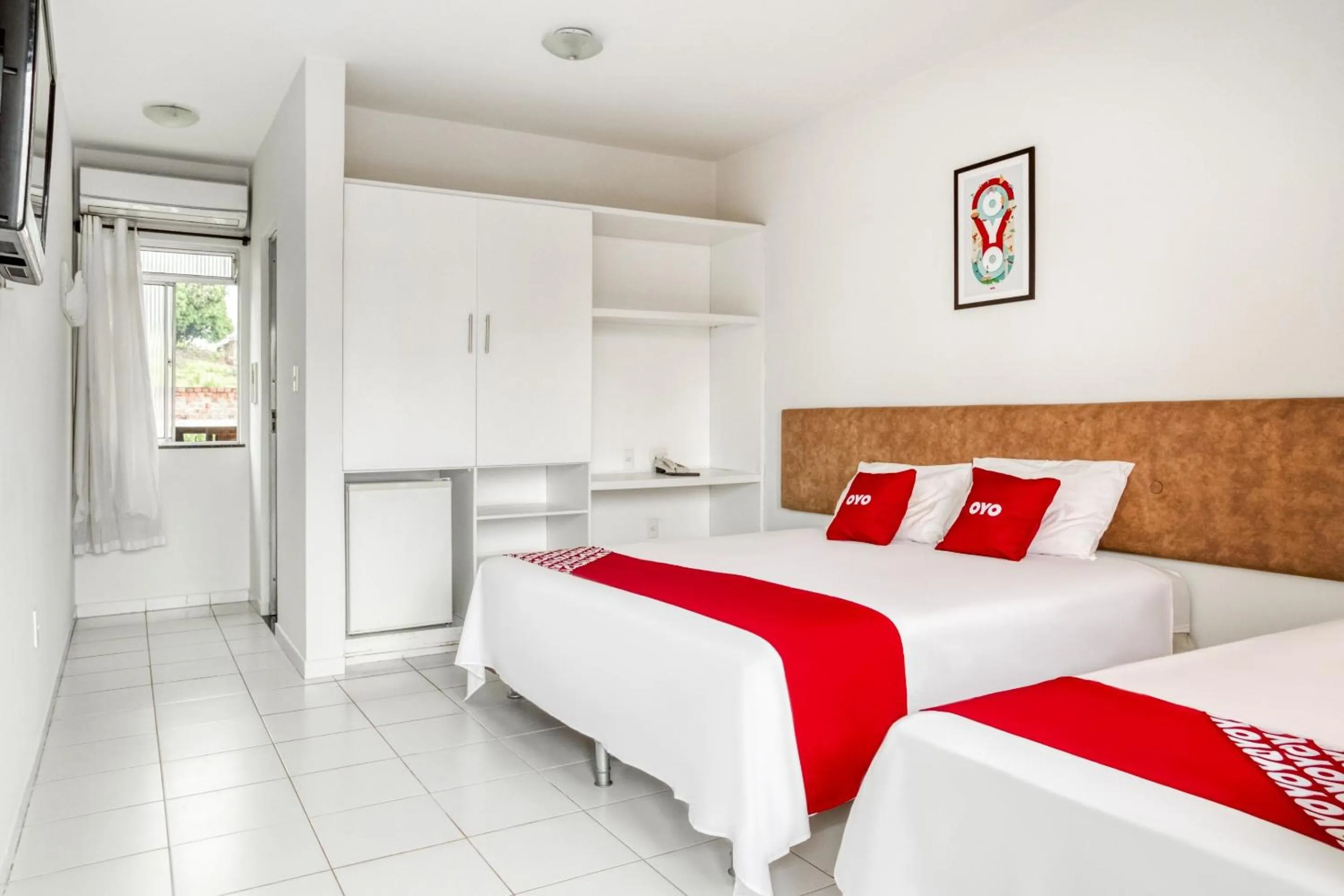 Bedroom, Bed in OYO Praia Hotel Recanto do Tomé - Salvador