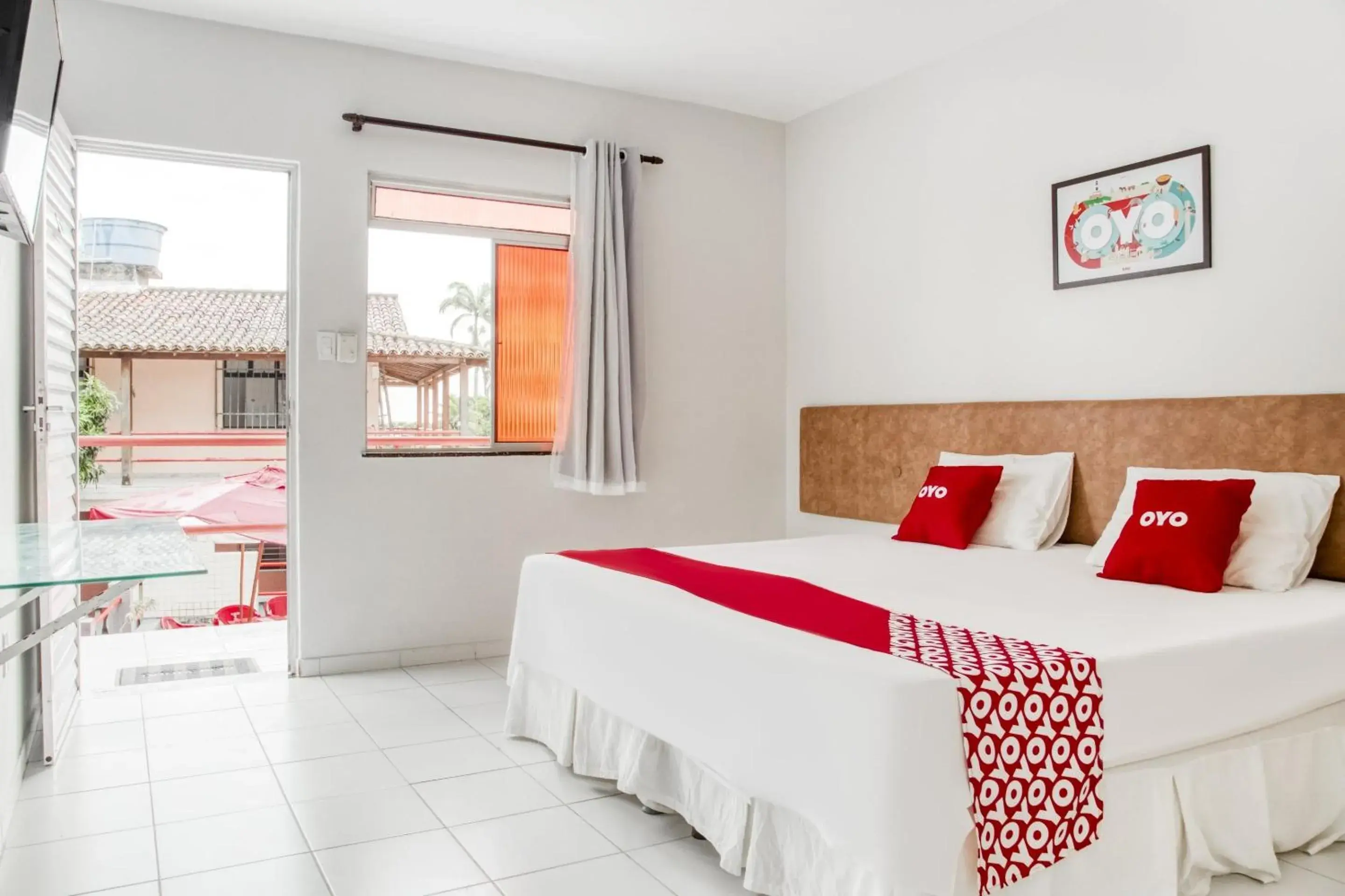 Bedroom, Bed in OYO Praia Hotel Recanto do Tomé - Salvador Bedroom, Bed in OYO Praia Hotel Recanto do Tomé - Salvador