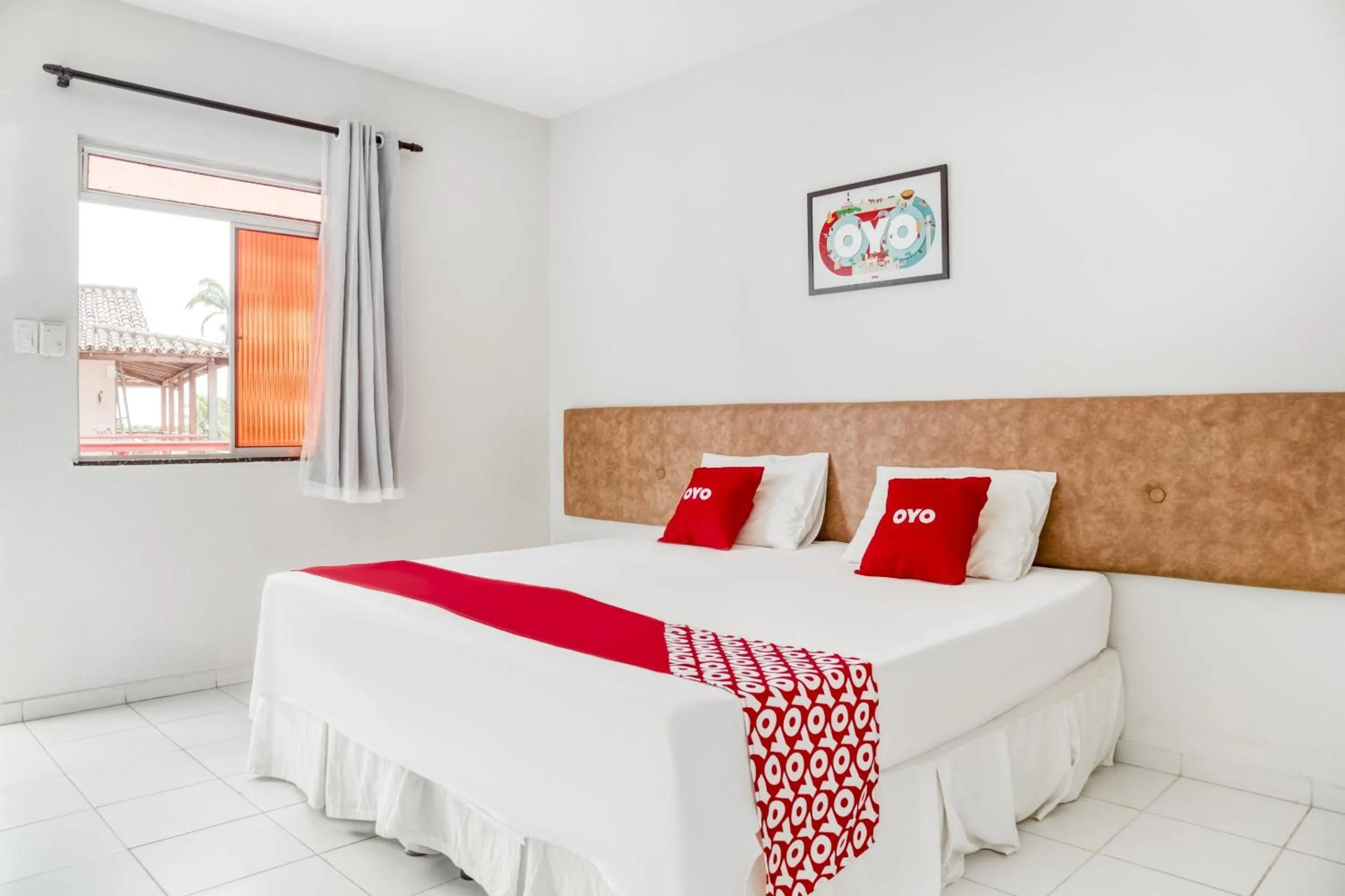 Bedroom, Bed in OYO Praia Hotel Recanto do Tomé - Salvador