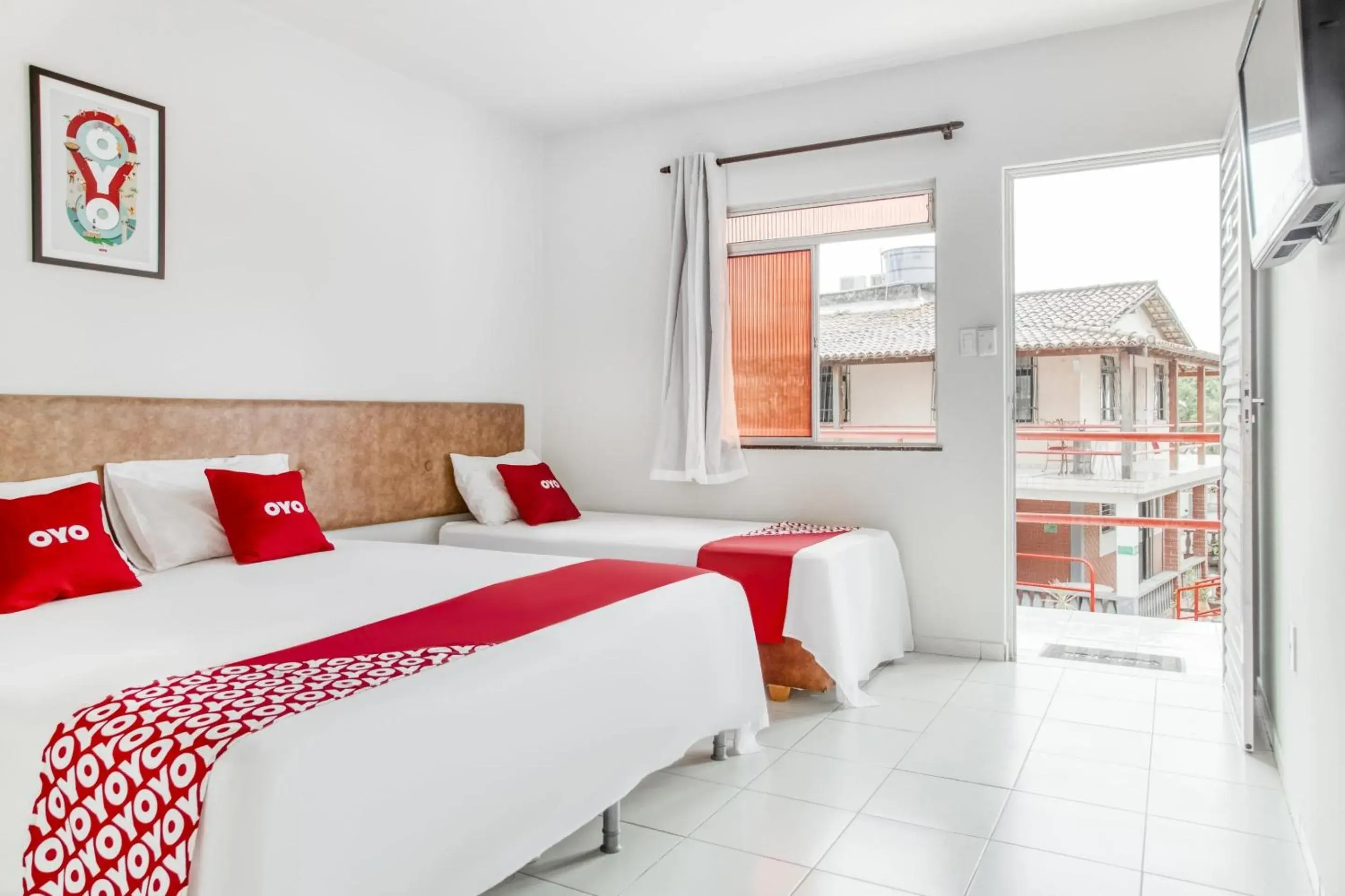 Bedroom, Bed in OYO Praia Hotel Recanto do Tomé - Salvador Bedroom, Bed in OYO Praia Hotel Recanto do Tomé - Salvador