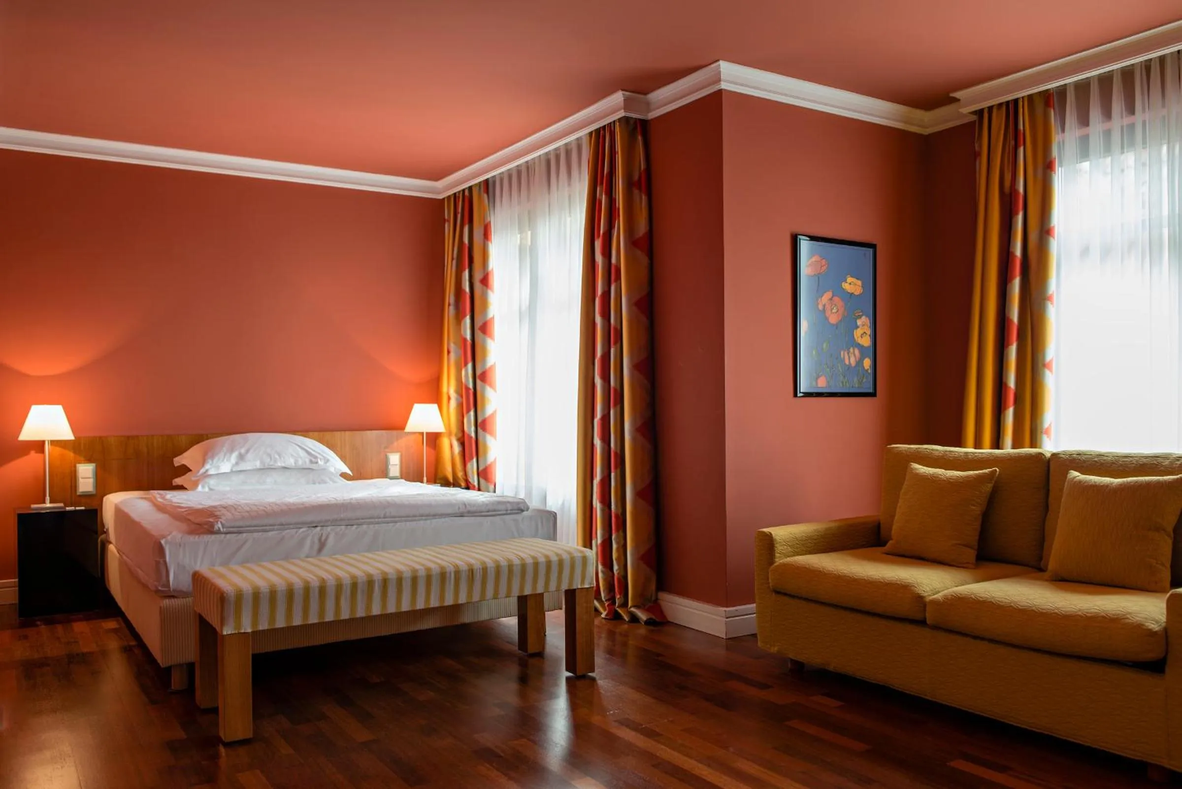 Photo of the whole room, Bed in Zeller-Hotel+Restaurant