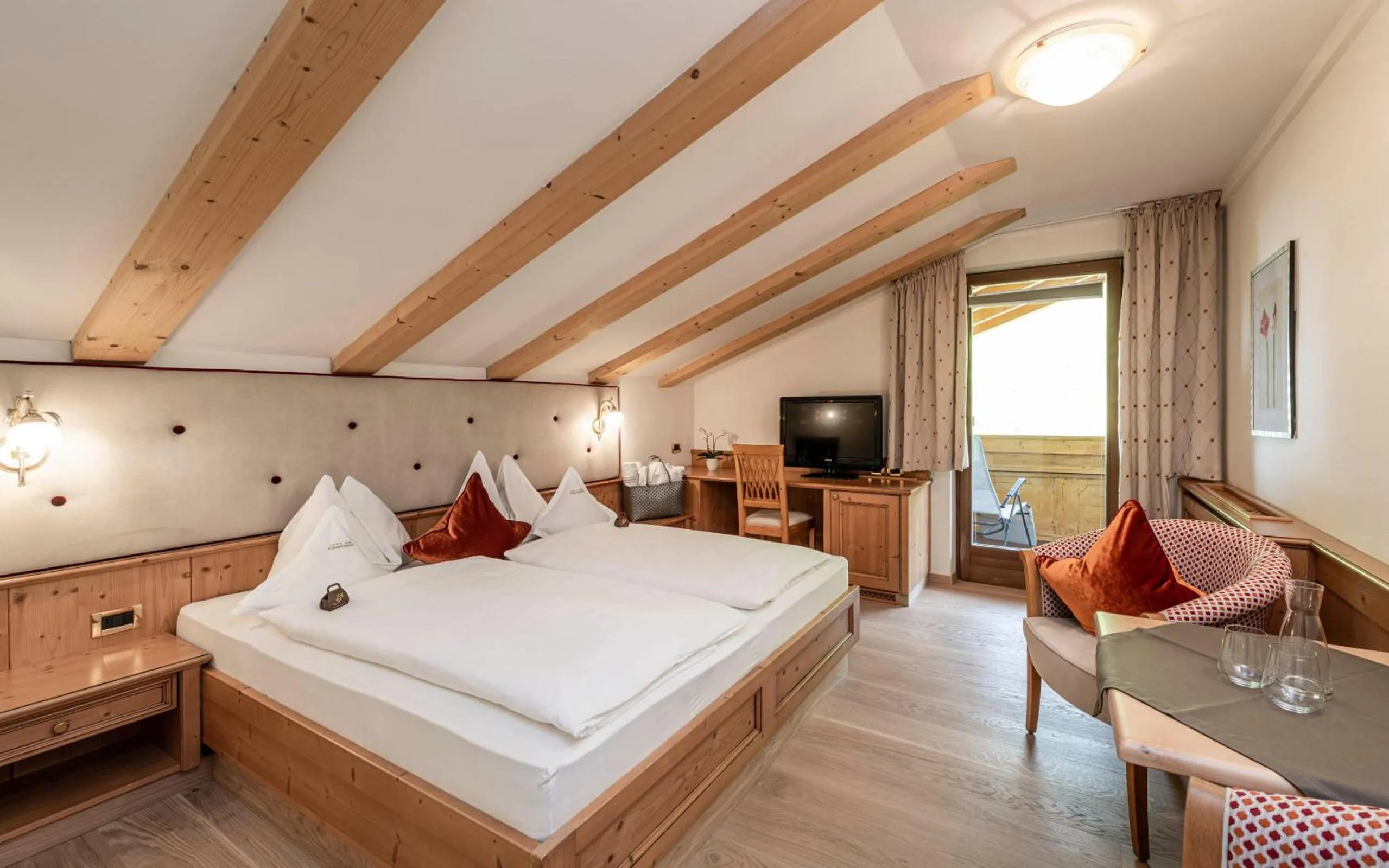Bed in Hotel Fürstenhof