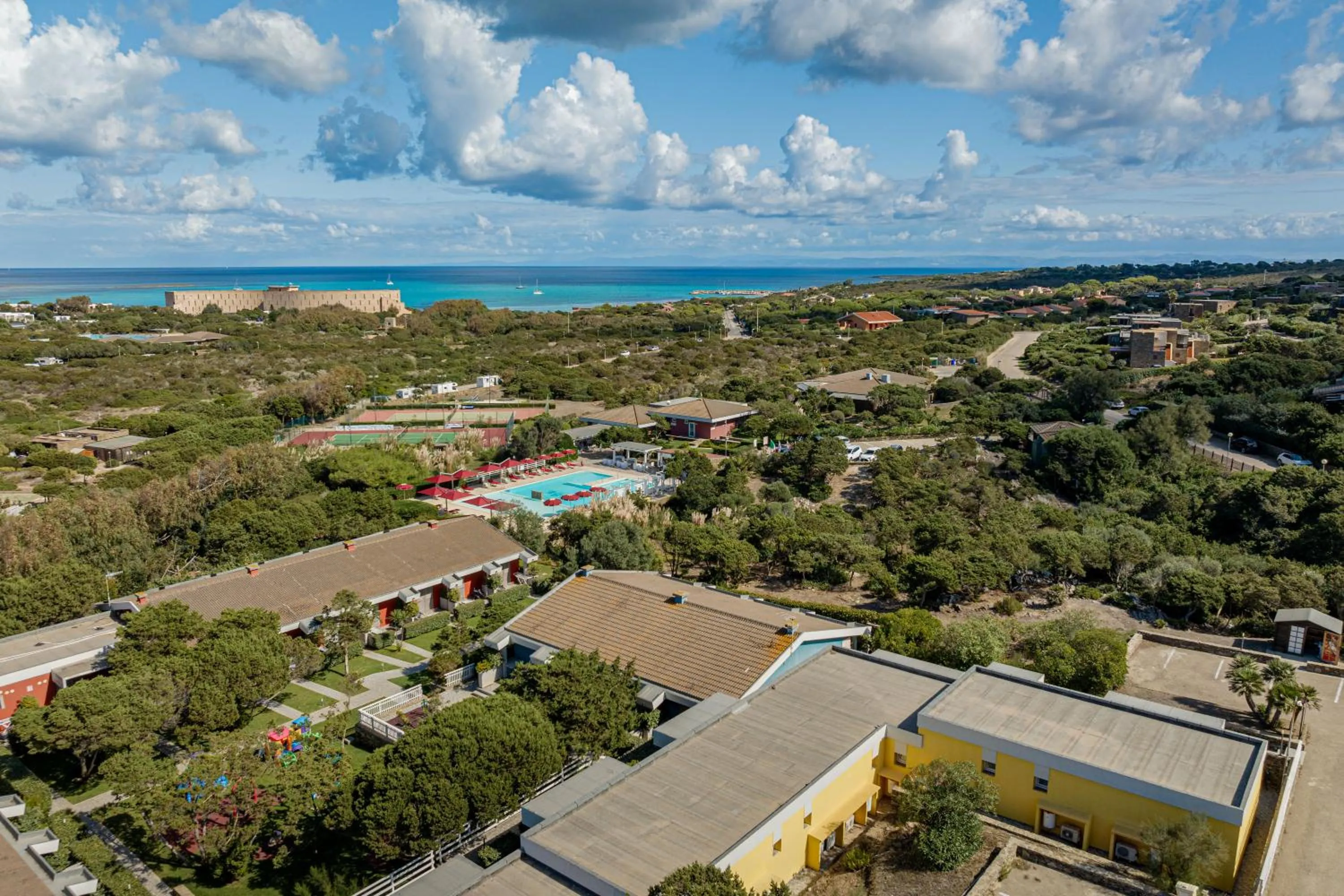 Bird's eye view in Club Esse Sporting