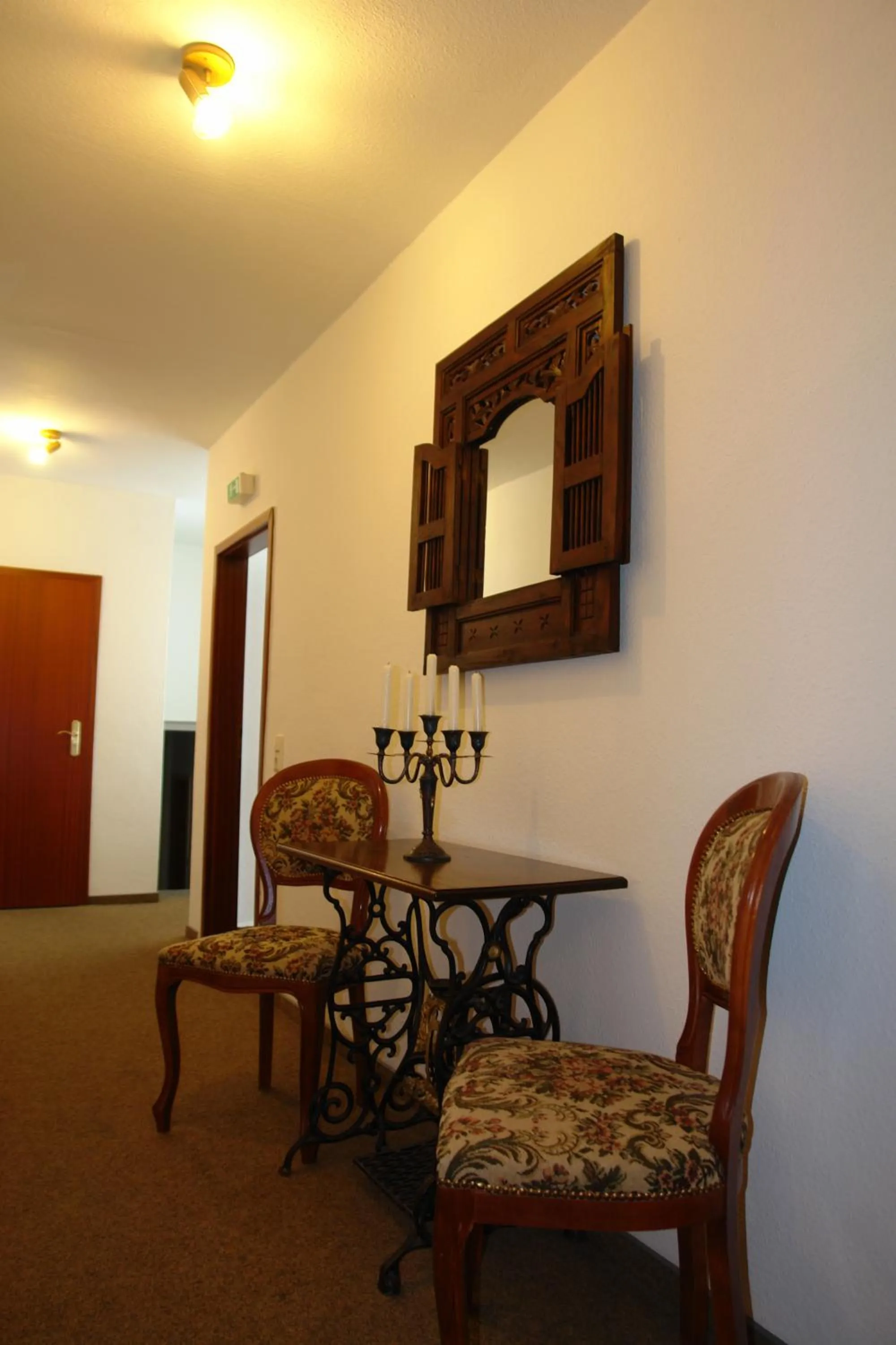 Decorative detail in Pension Marion