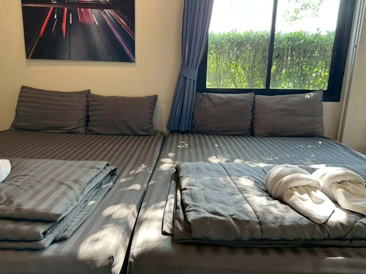 Bed in Natthapon Resort Kaeng Kachan