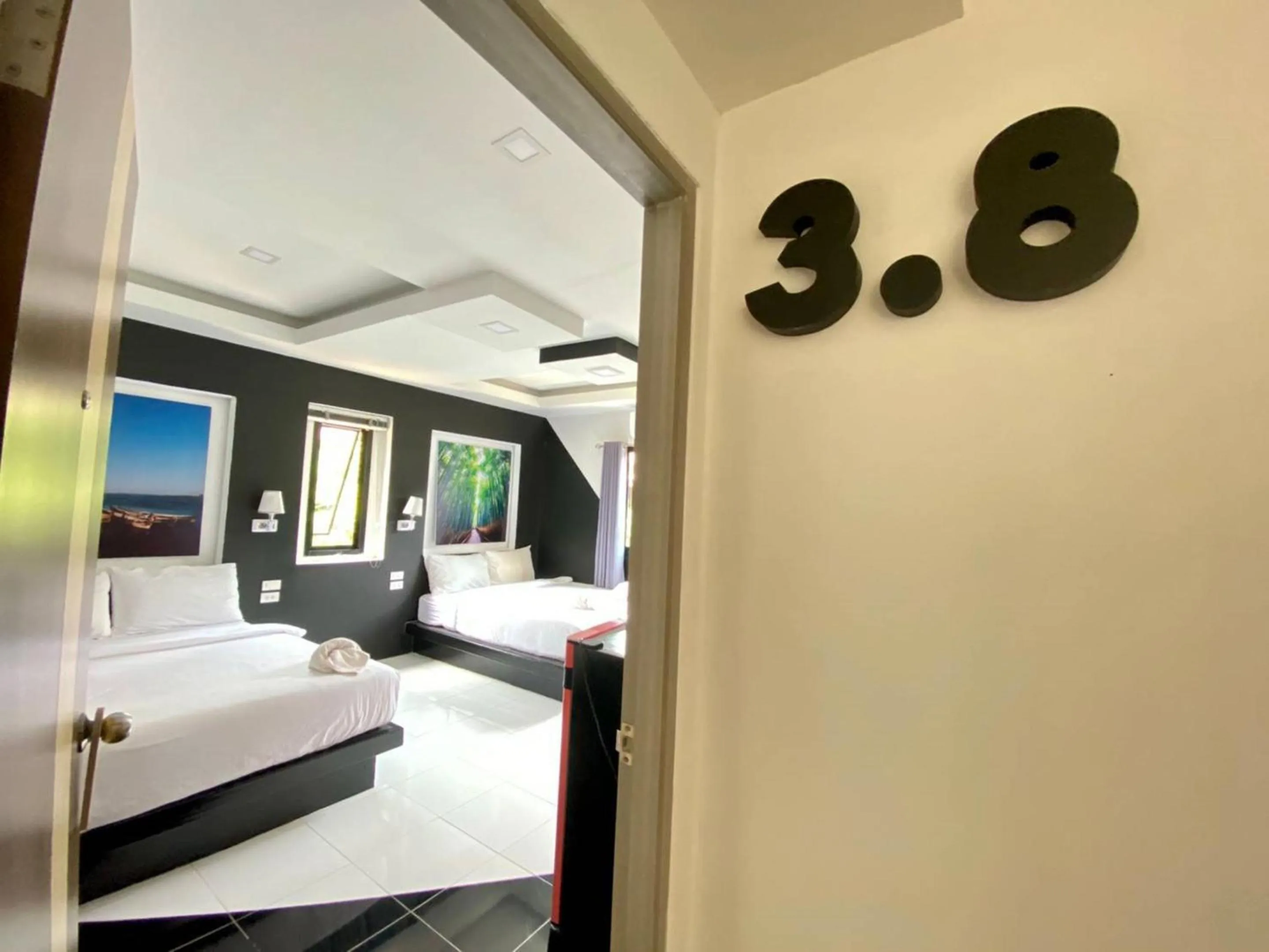 Bed in Natthapon Resort Kaeng Kachan