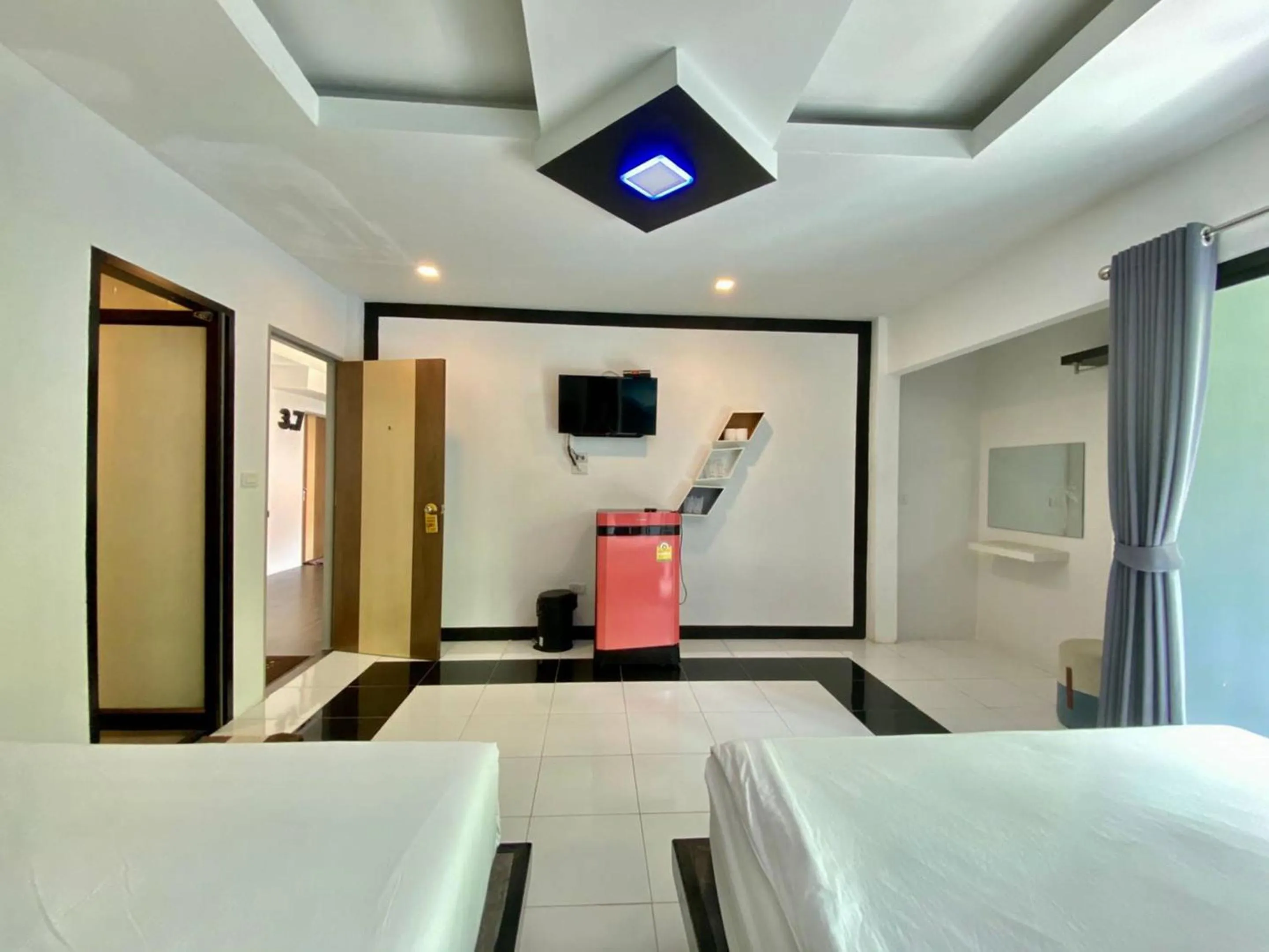 Bed in Natthapon Resort Kaeng Kachan