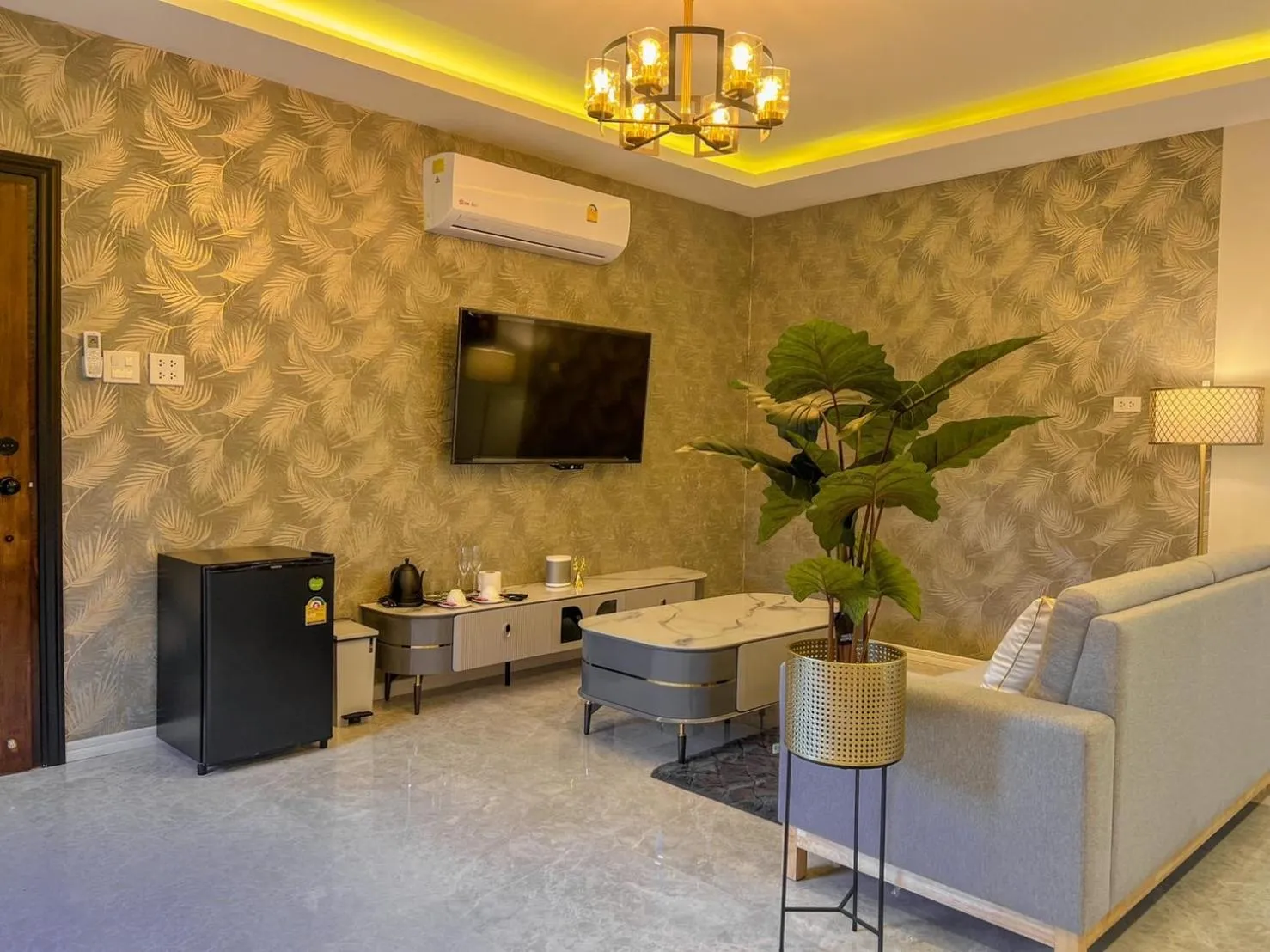 Living room in Natthapon Resort Kaeng Kachan