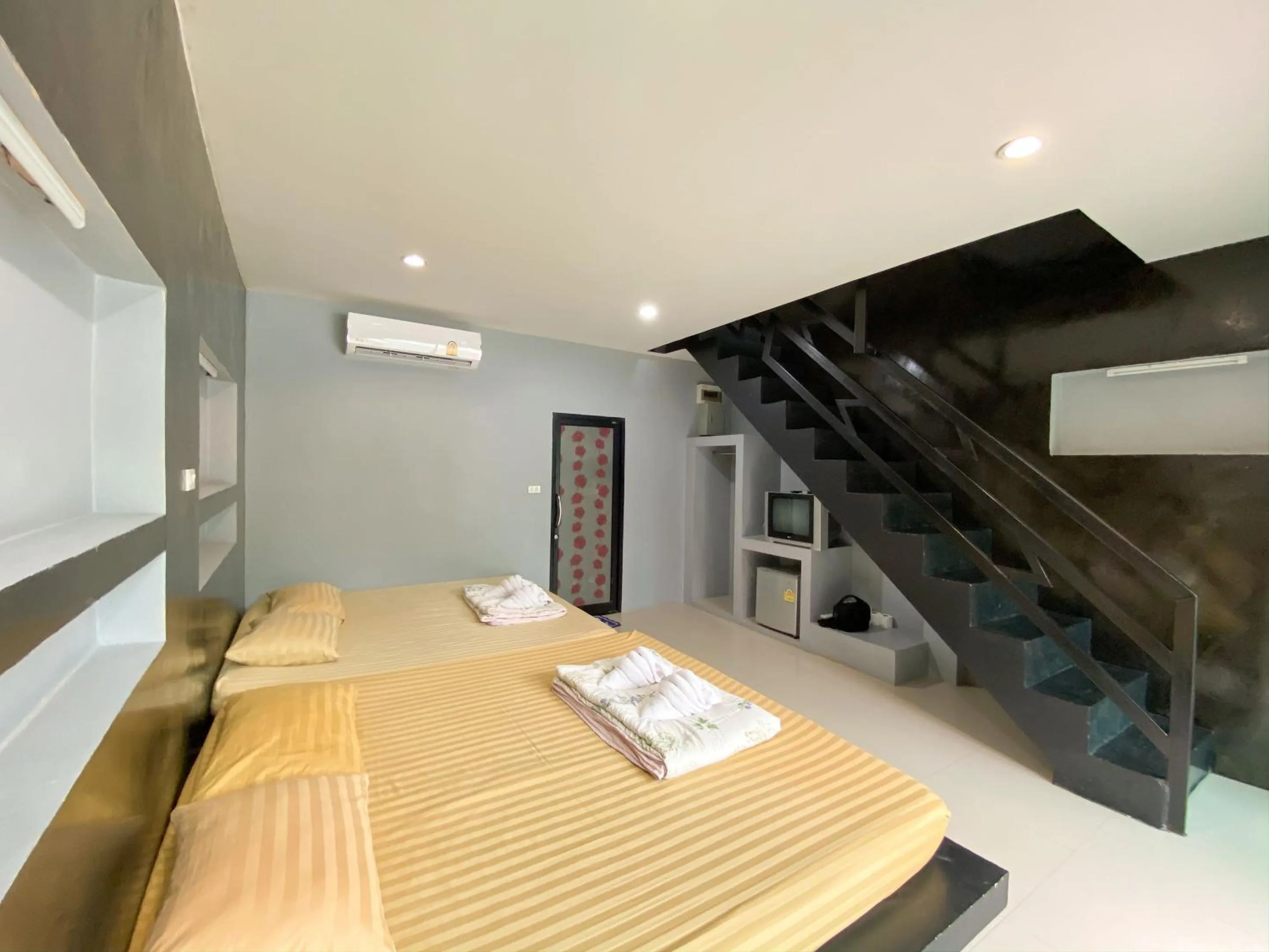 Bed in Natthapon Resort Kaeng Kachan