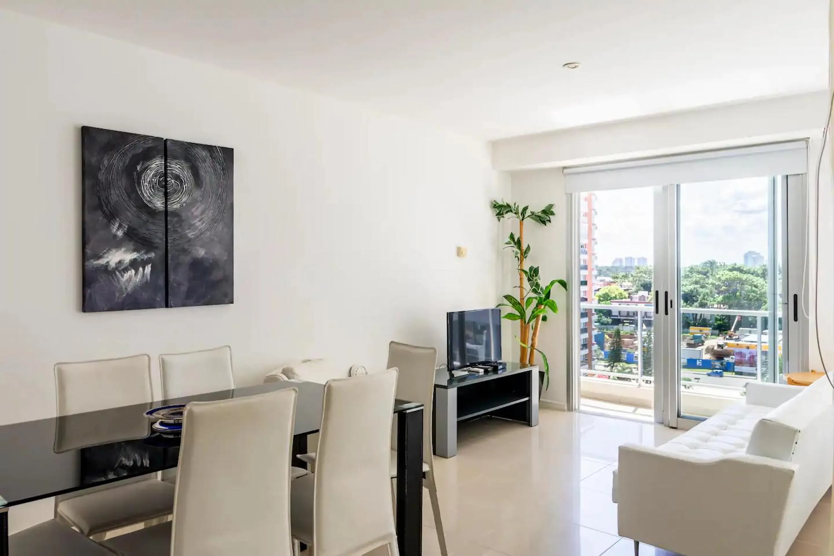 Living room in Arenas del Mar Apartments