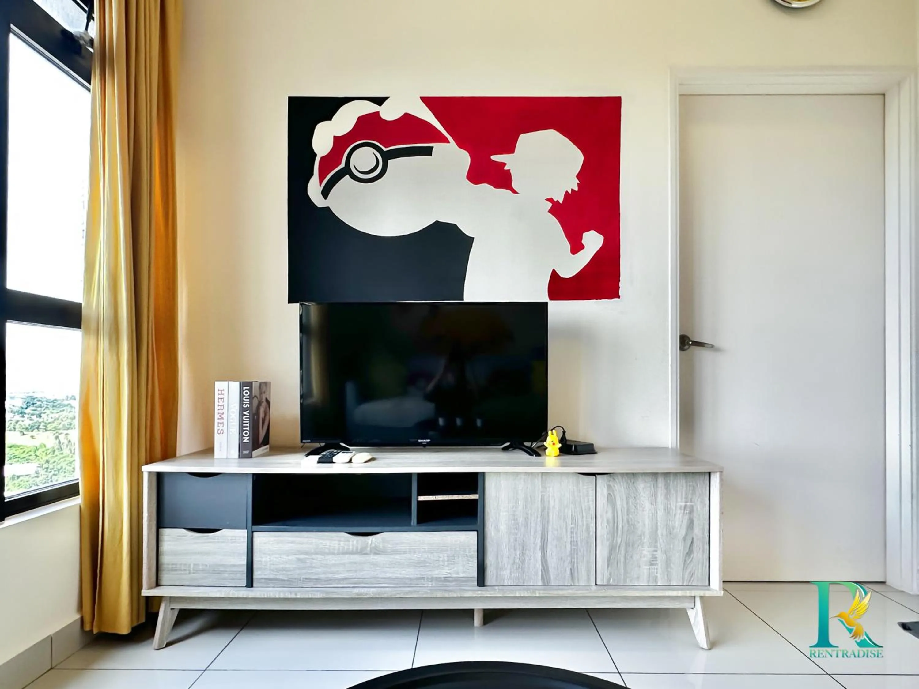 TV and multimedia in Pangsapuri Meridian by RR JBcity