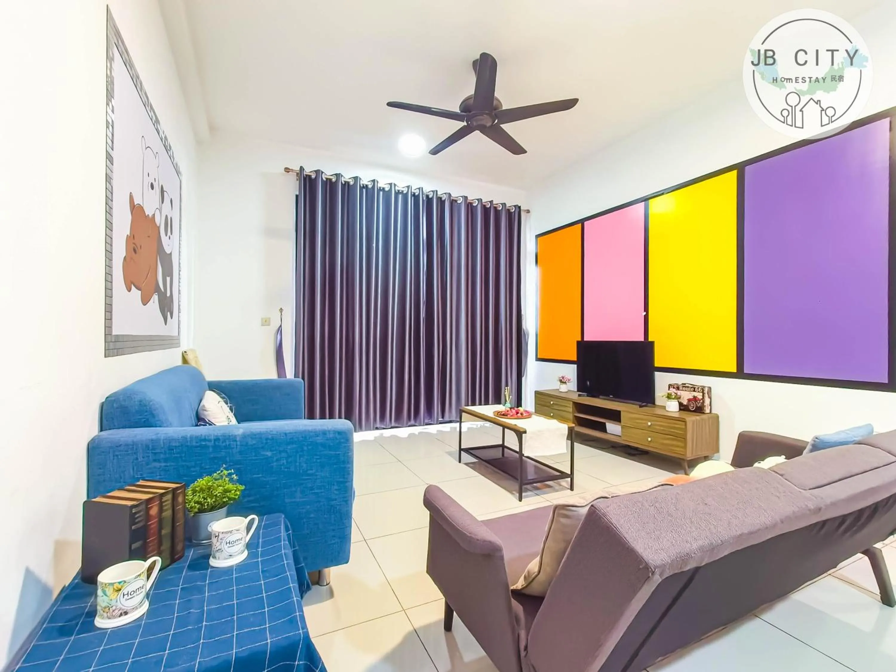 TV and multimedia in Pangsapuri Meridian by RR JBcity