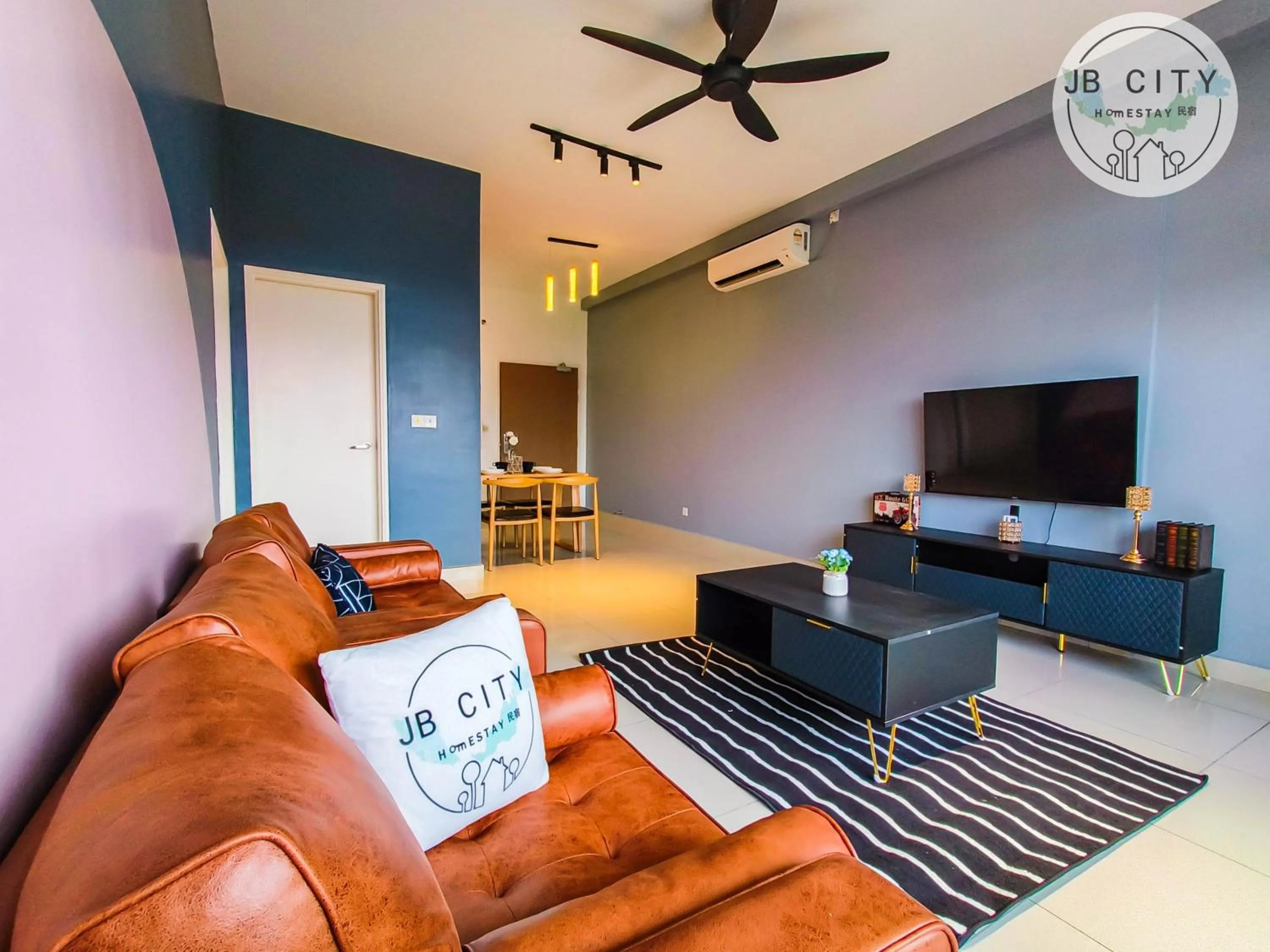 TV and multimedia in Pangsapuri Meridian by RR JBcity