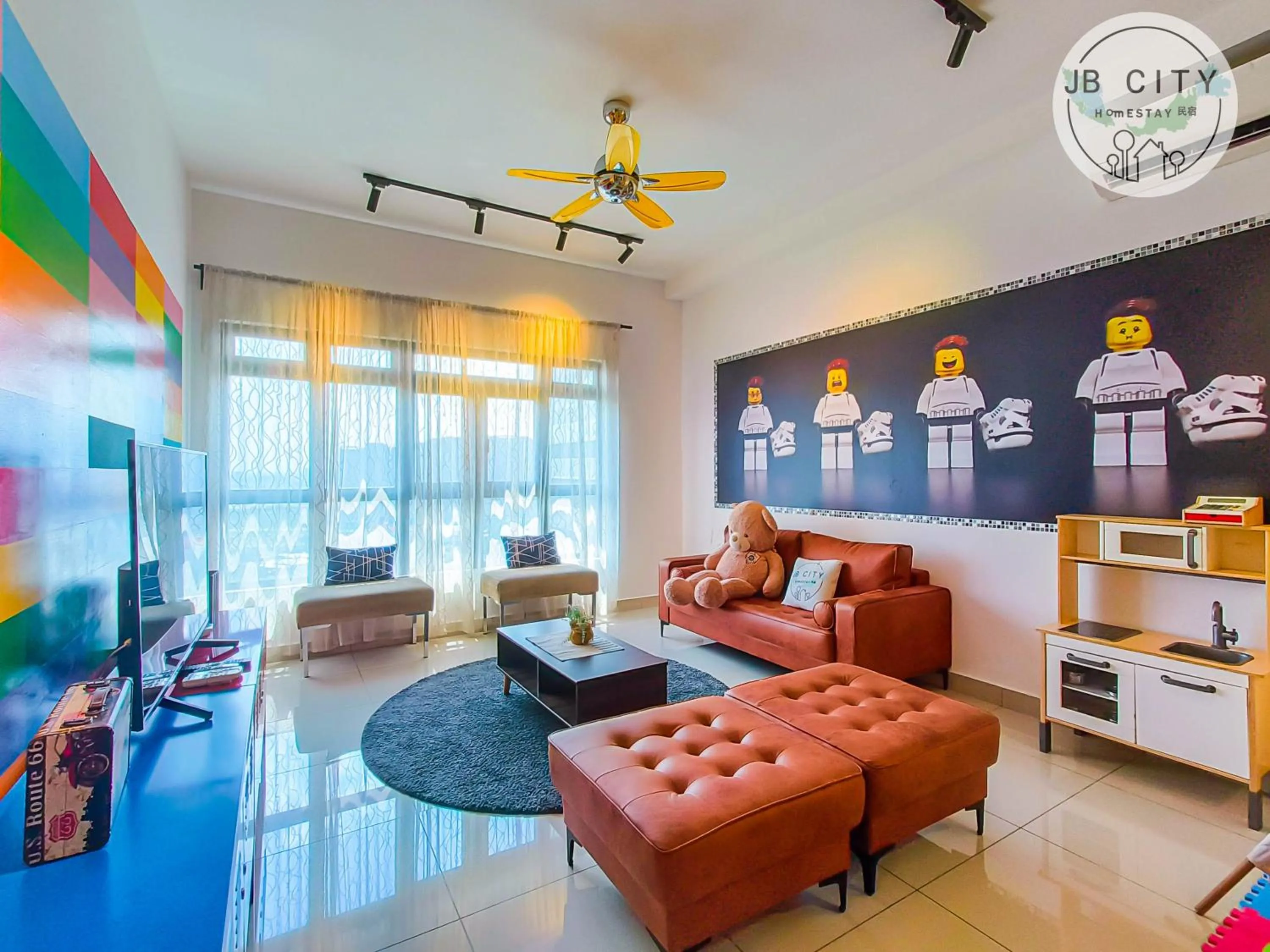 TV and multimedia in Pangsapuri Meridian by RR JBcity