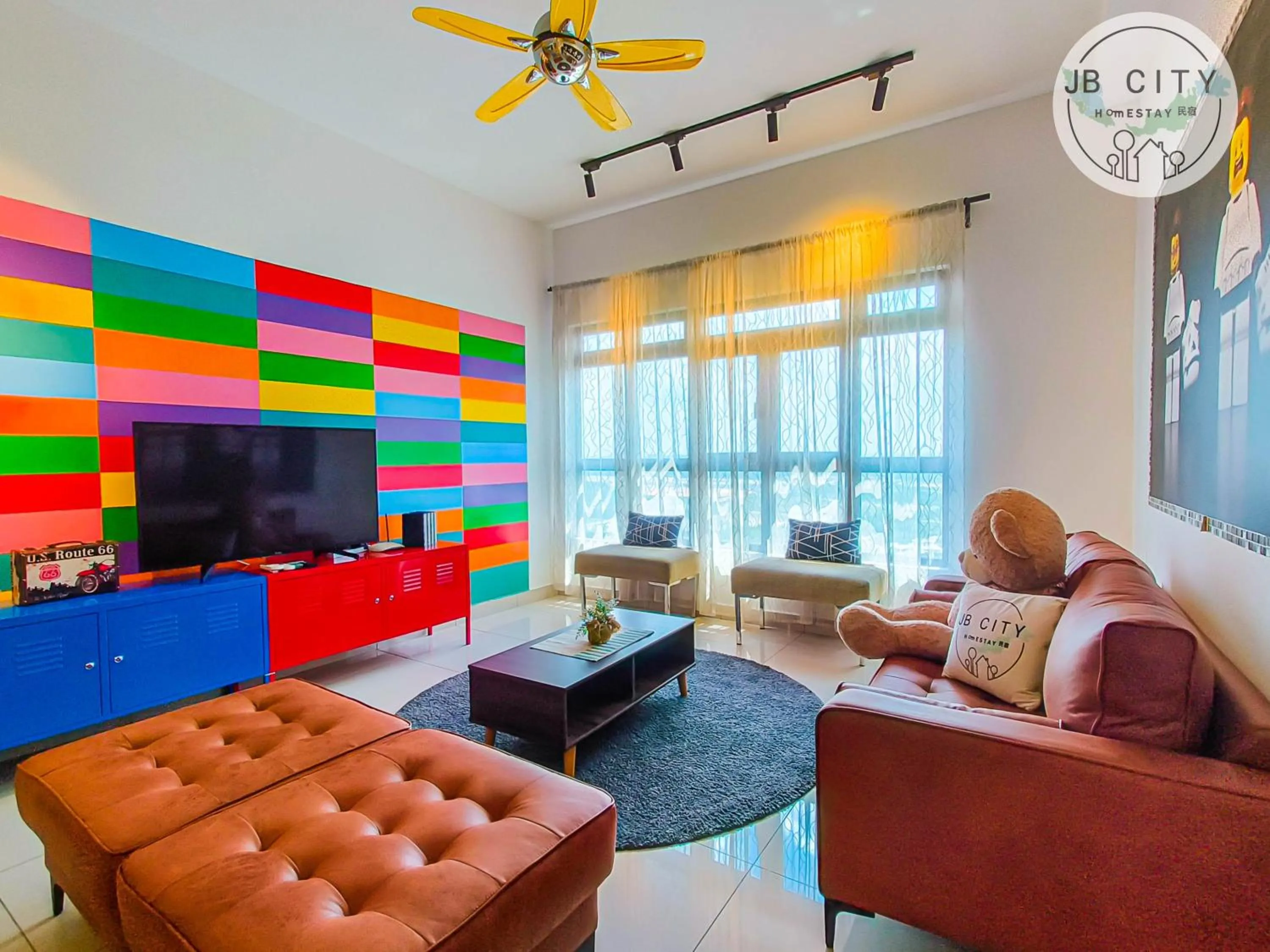 TV and multimedia in Pangsapuri Meridian by RR JBcity