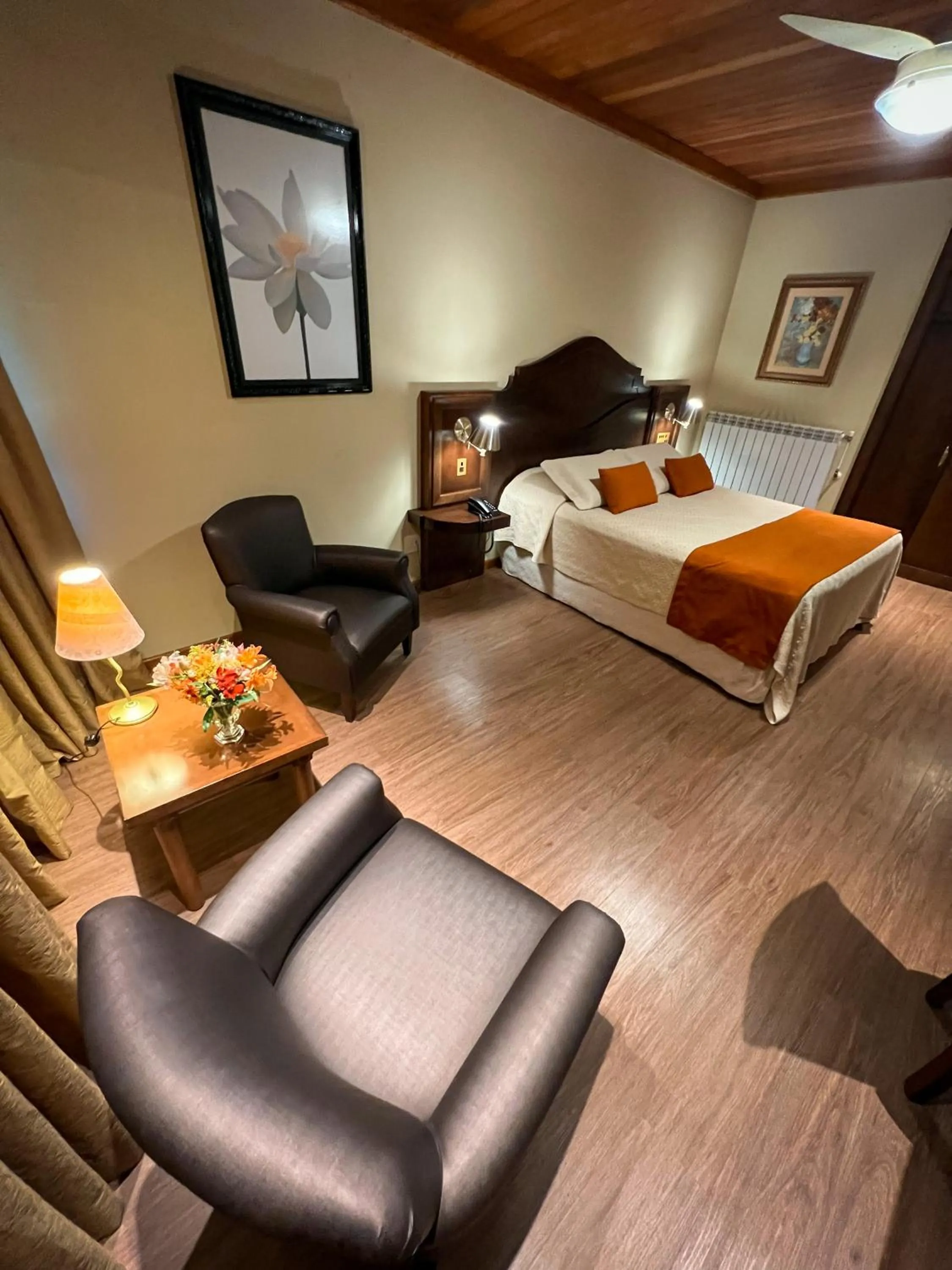 Bed in Pousada Vovó Carolina