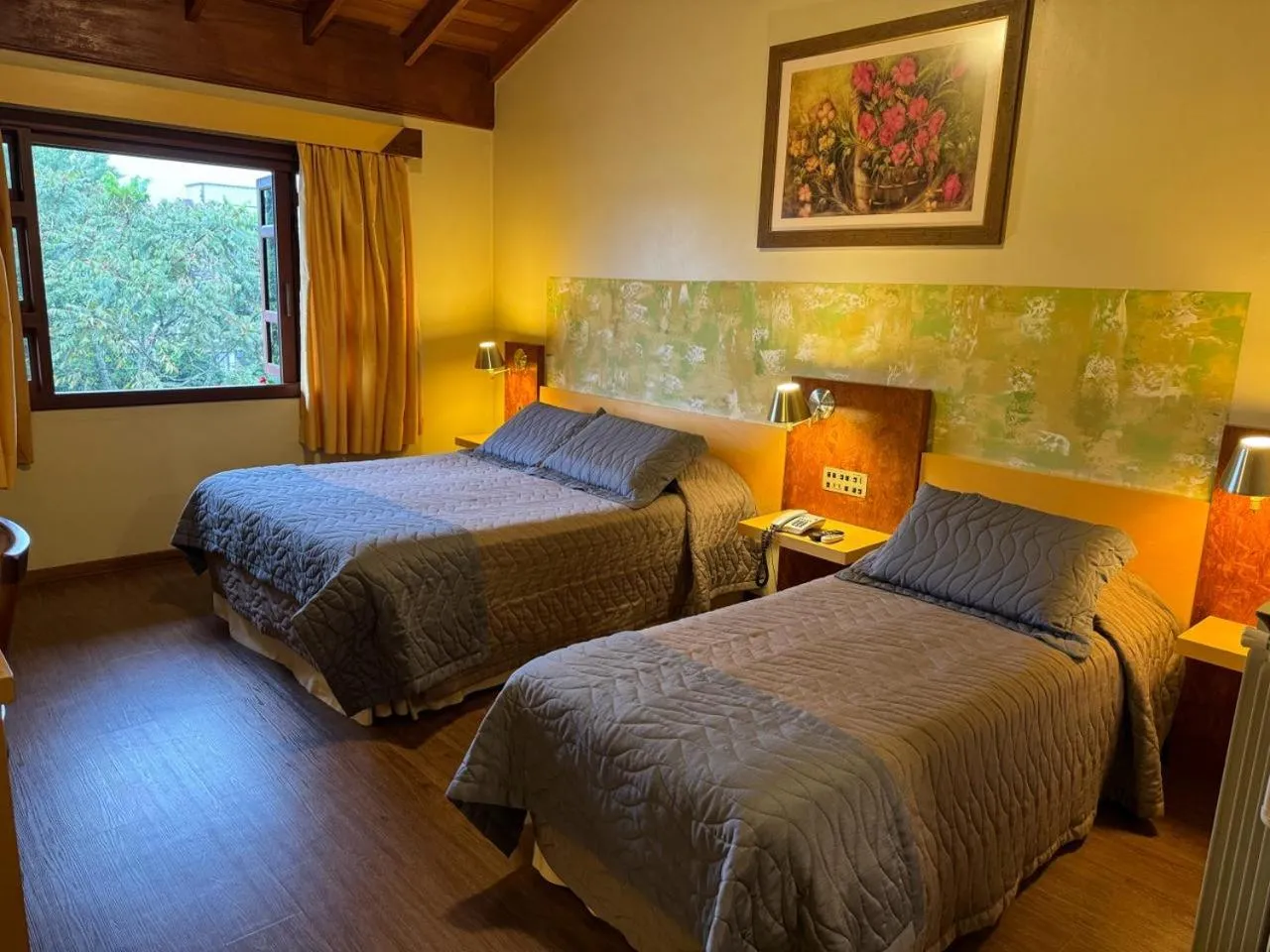 Bed in Pousada Vovó Carolina