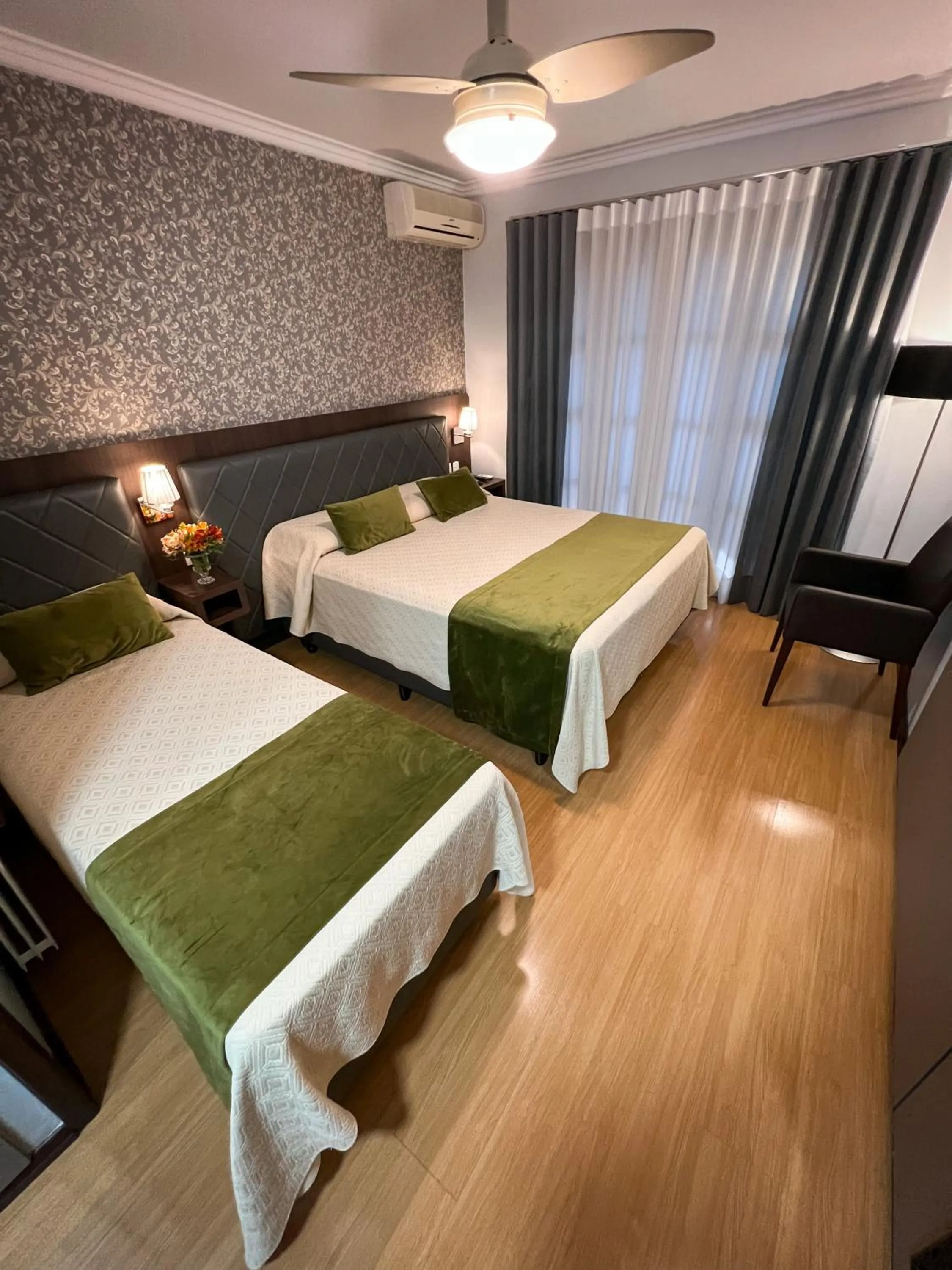 Bed in Pousada Vovó Carolina