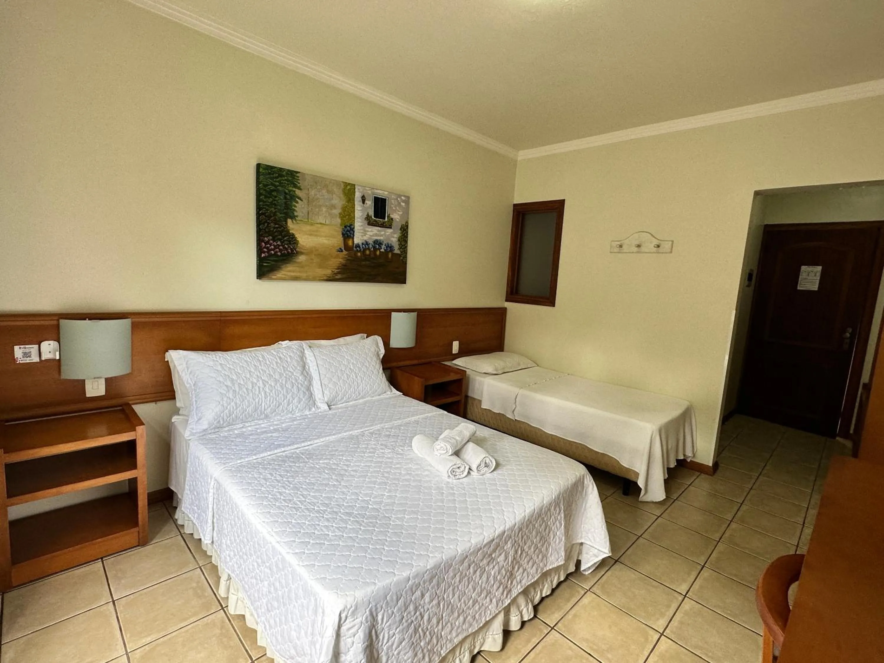 Bed in Pousada Villa Verde