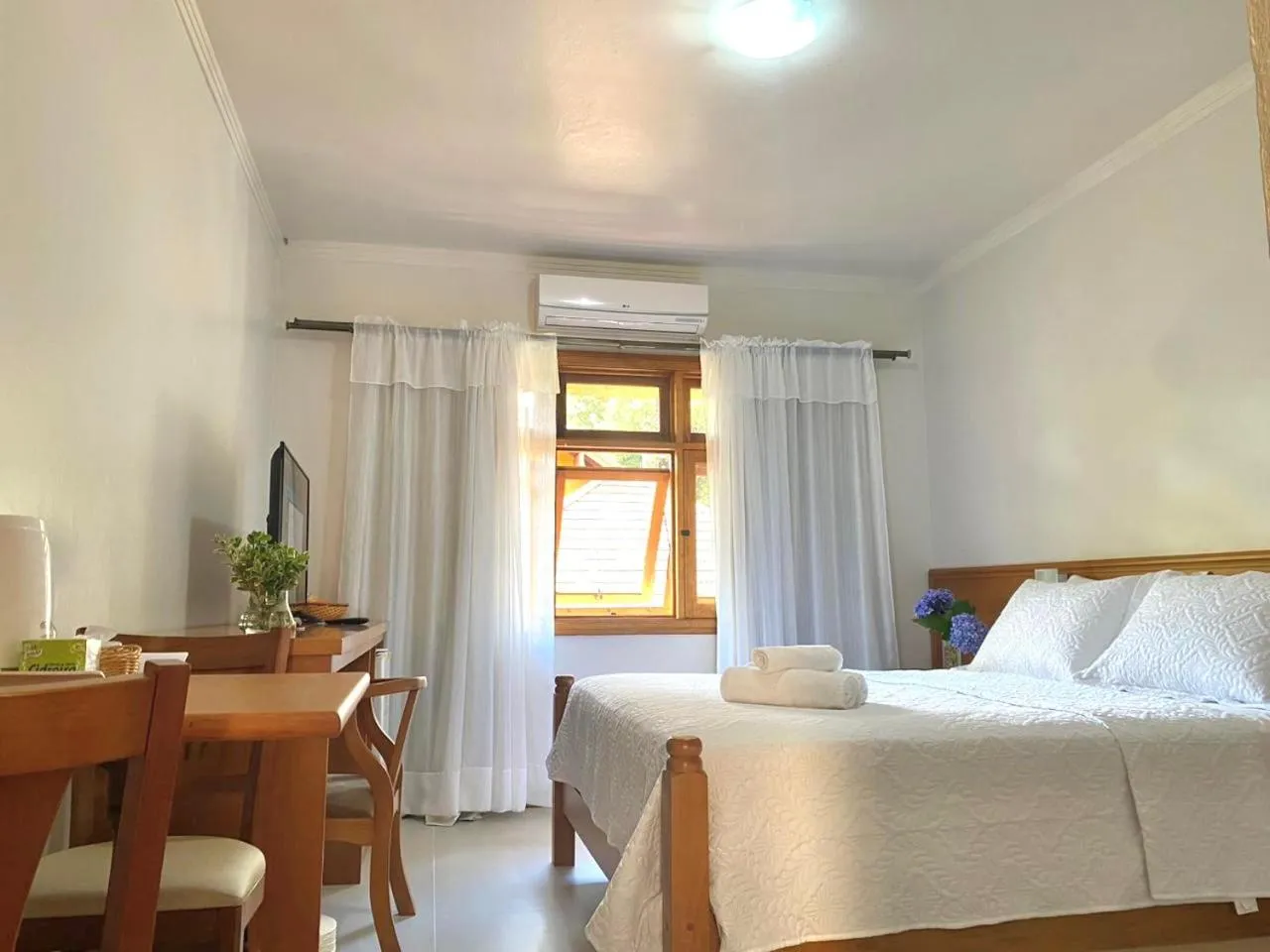 Bed in Pousada Villa Verde