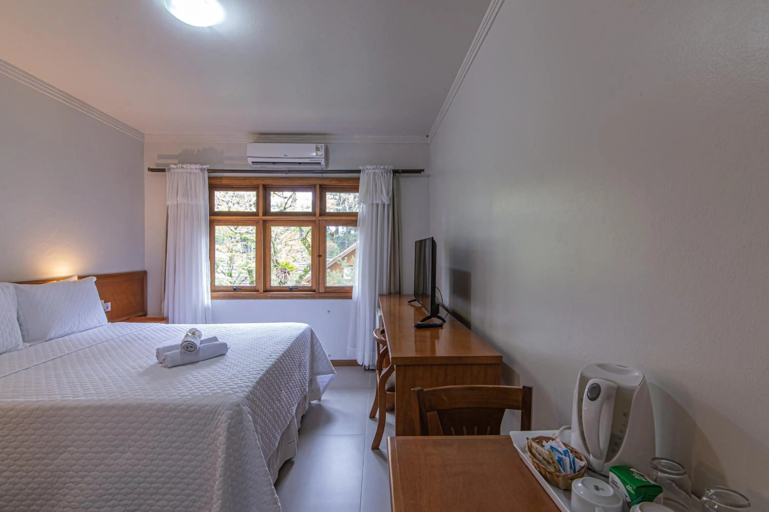 Bed in Pousada Villa Verde