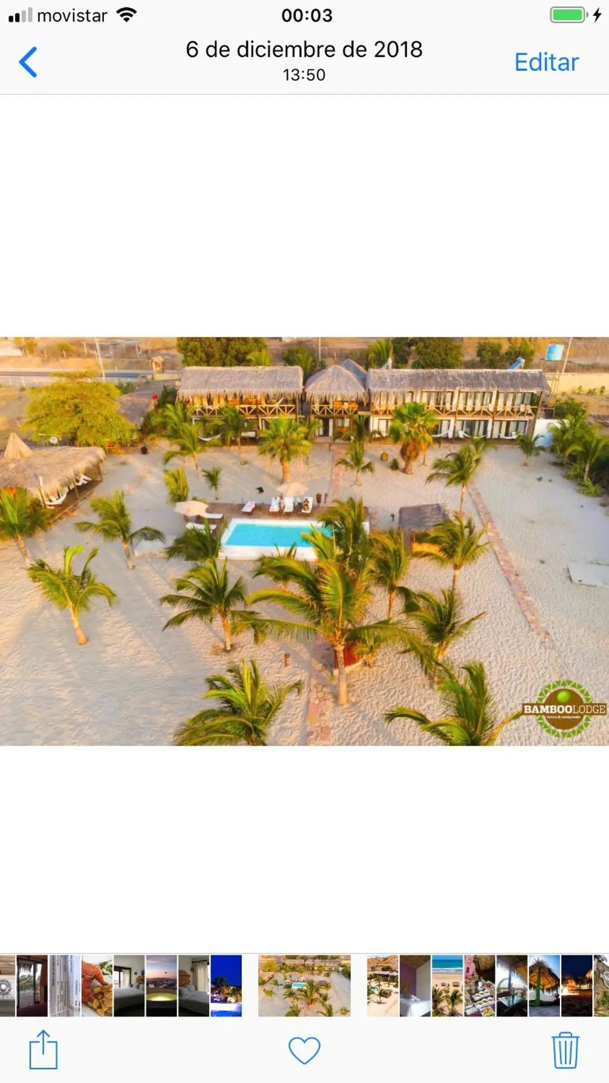 Bird's eye view in Bamboo Lodge