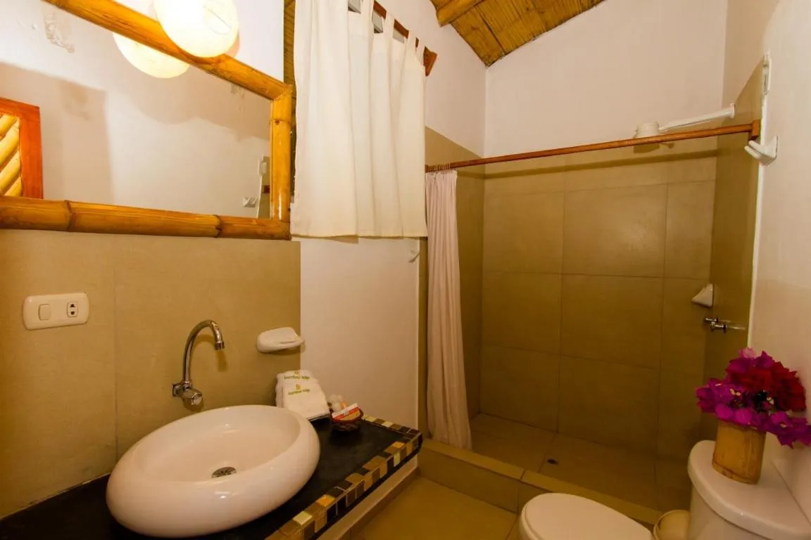 Bathroom in Bamboo Lodge