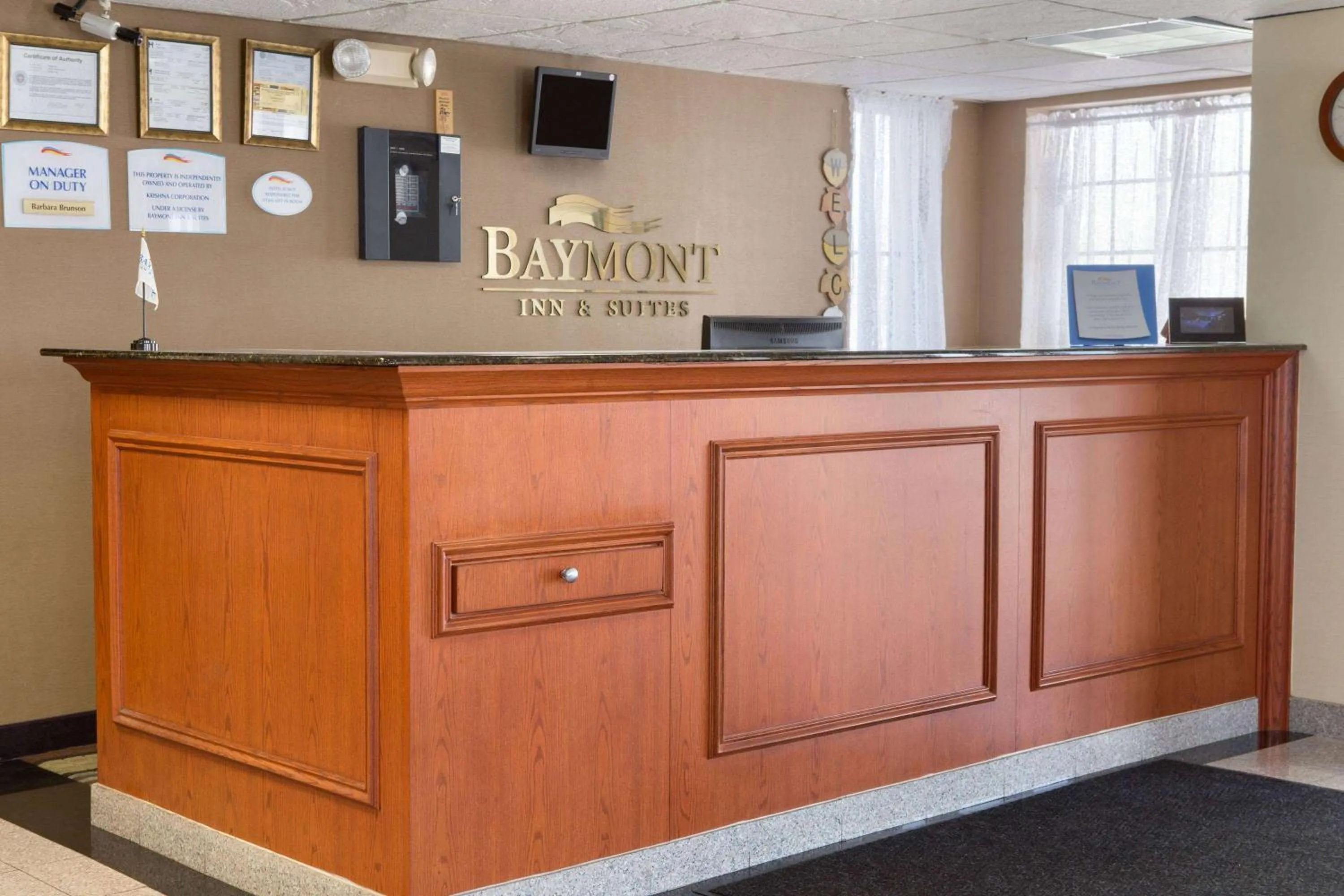 Lobby or reception in Baymont by Wyndham Oklahoma City Airport