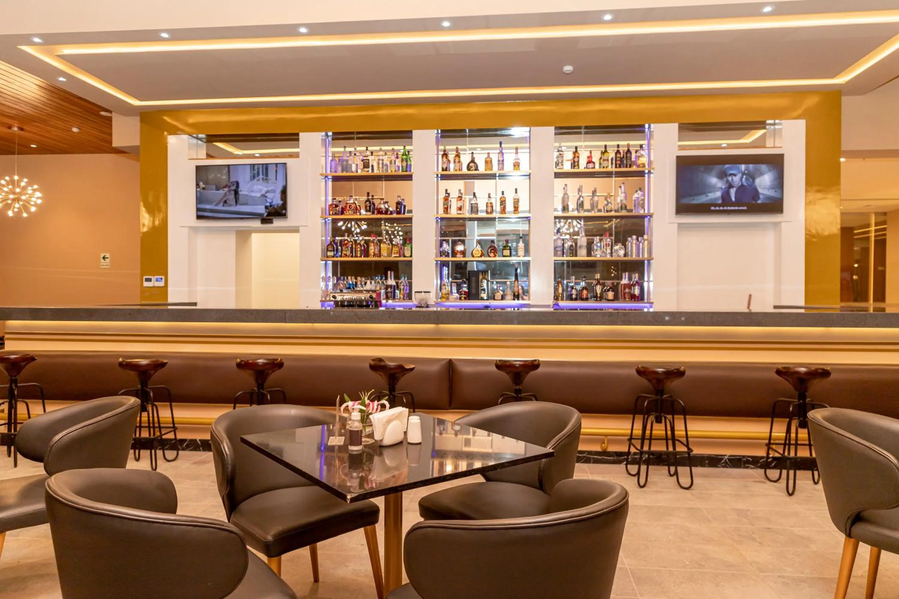 Lounge or bar in DM Hoteles Tacna