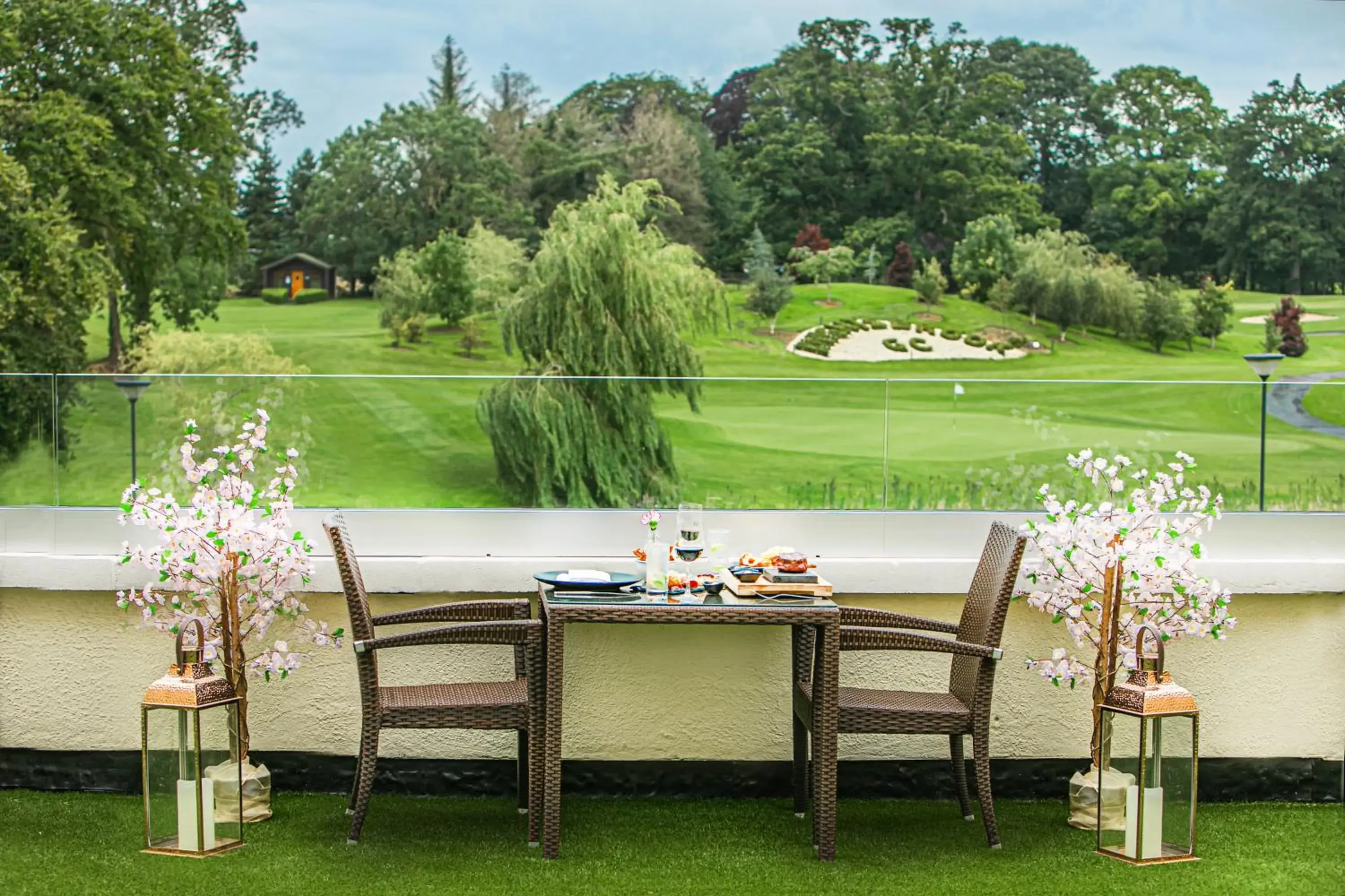 Garden view in Knightsbrook Hotel & Golf Resort Garden view in Knightsbrook Hotel & Golf Resort