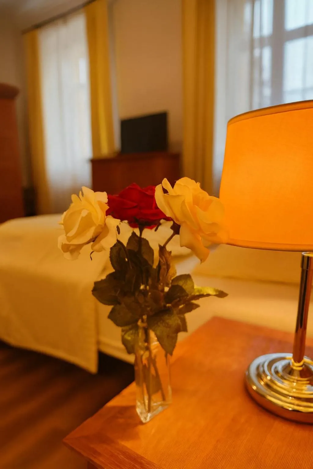 Bed in Hotel Vierseithof Luckenwalde