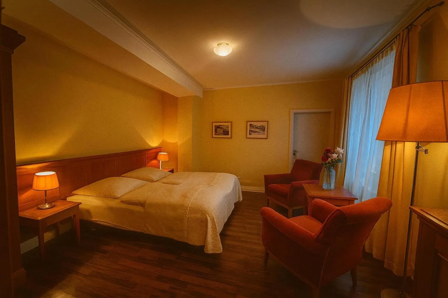 Bed in Hotel Vierseithof Luckenwalde