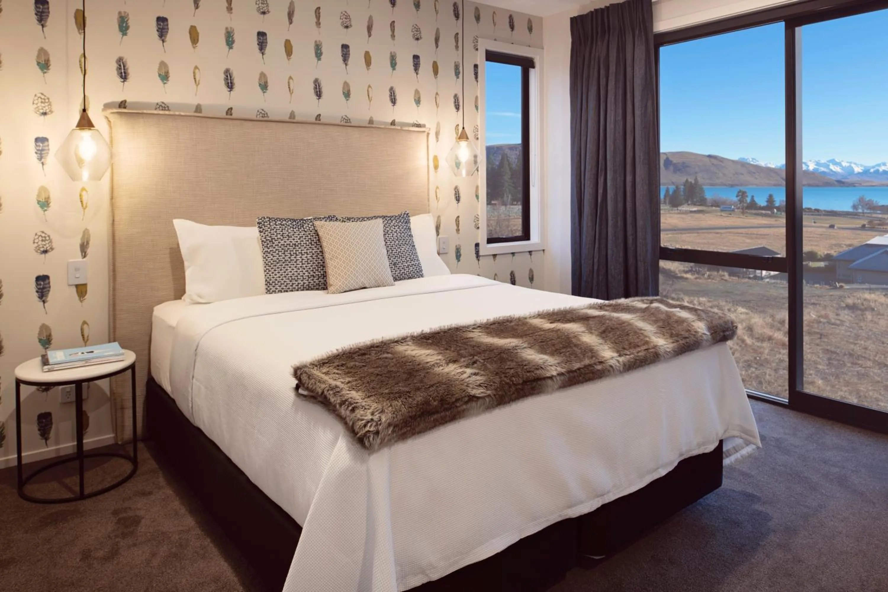 Bedroom, Bed in Ranginui At Lake Tekapo
