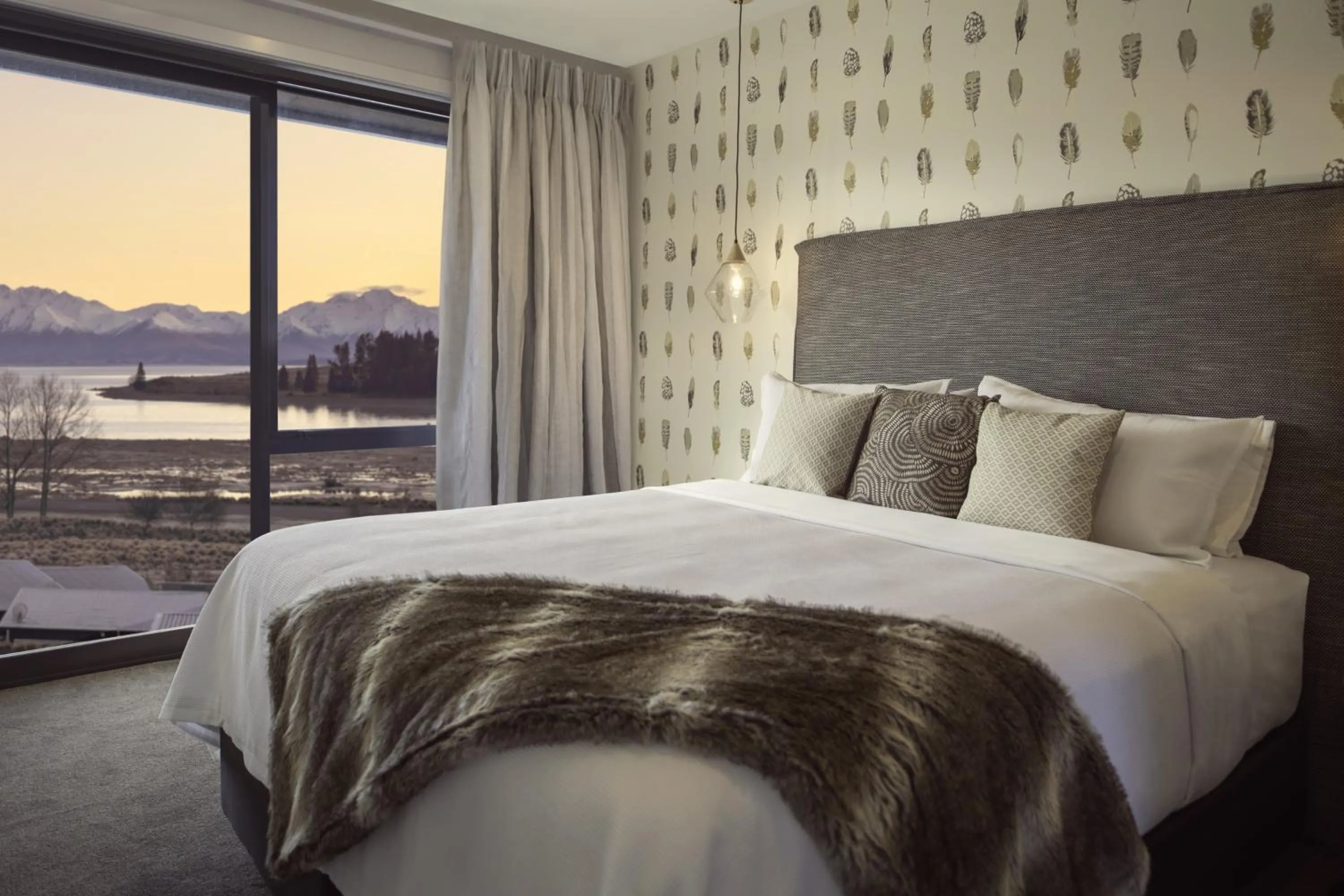 Bedroom, Bed in Ranginui At Lake Tekapo