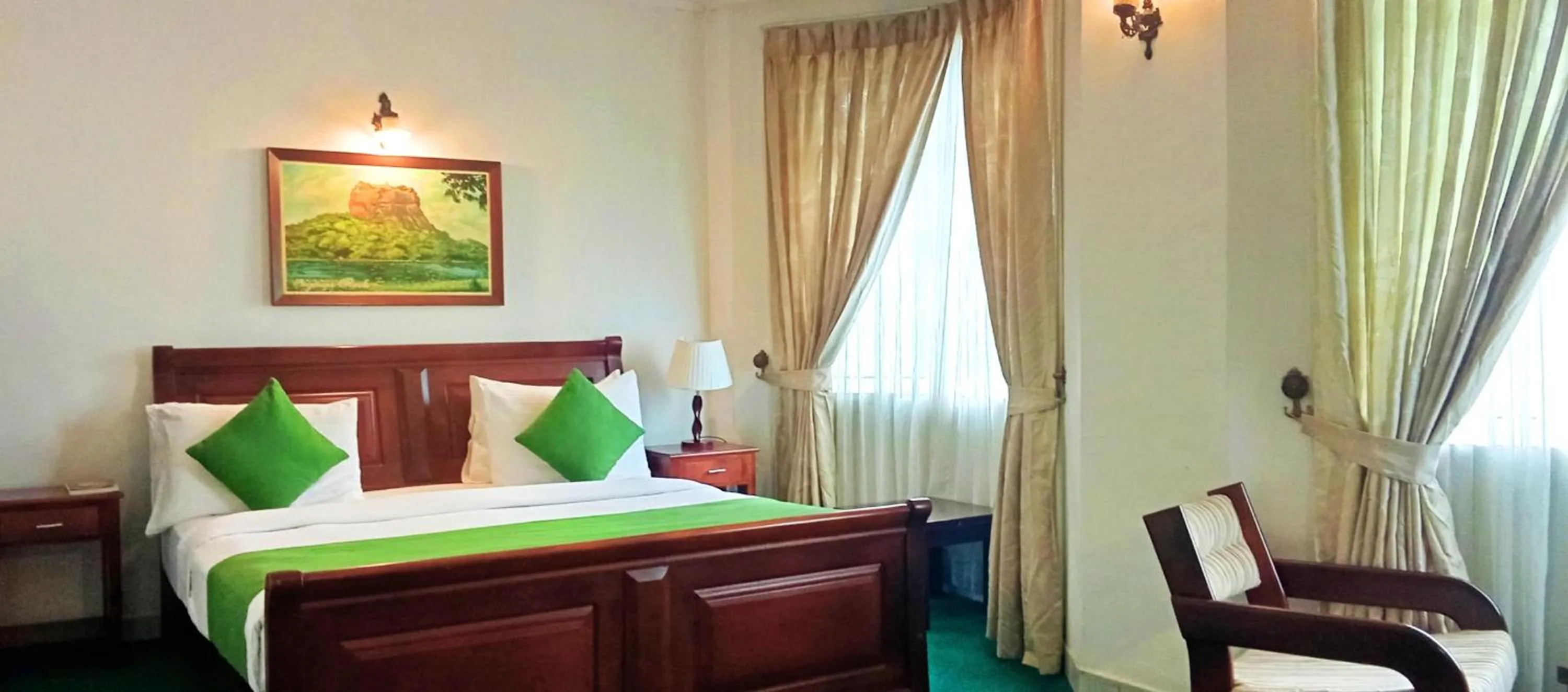 Bed in The Rock Hotel