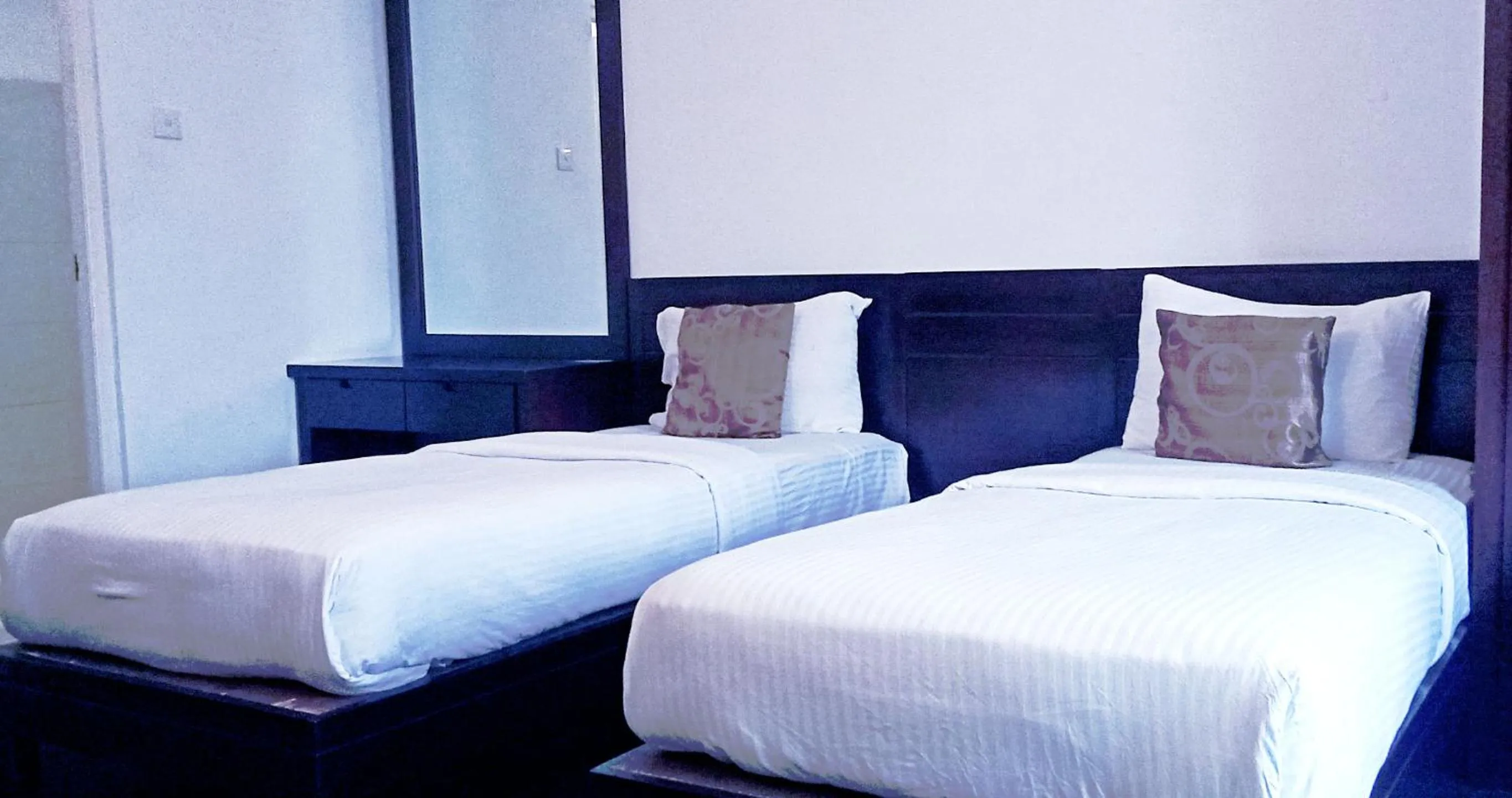 Bed in The Rock Hotel