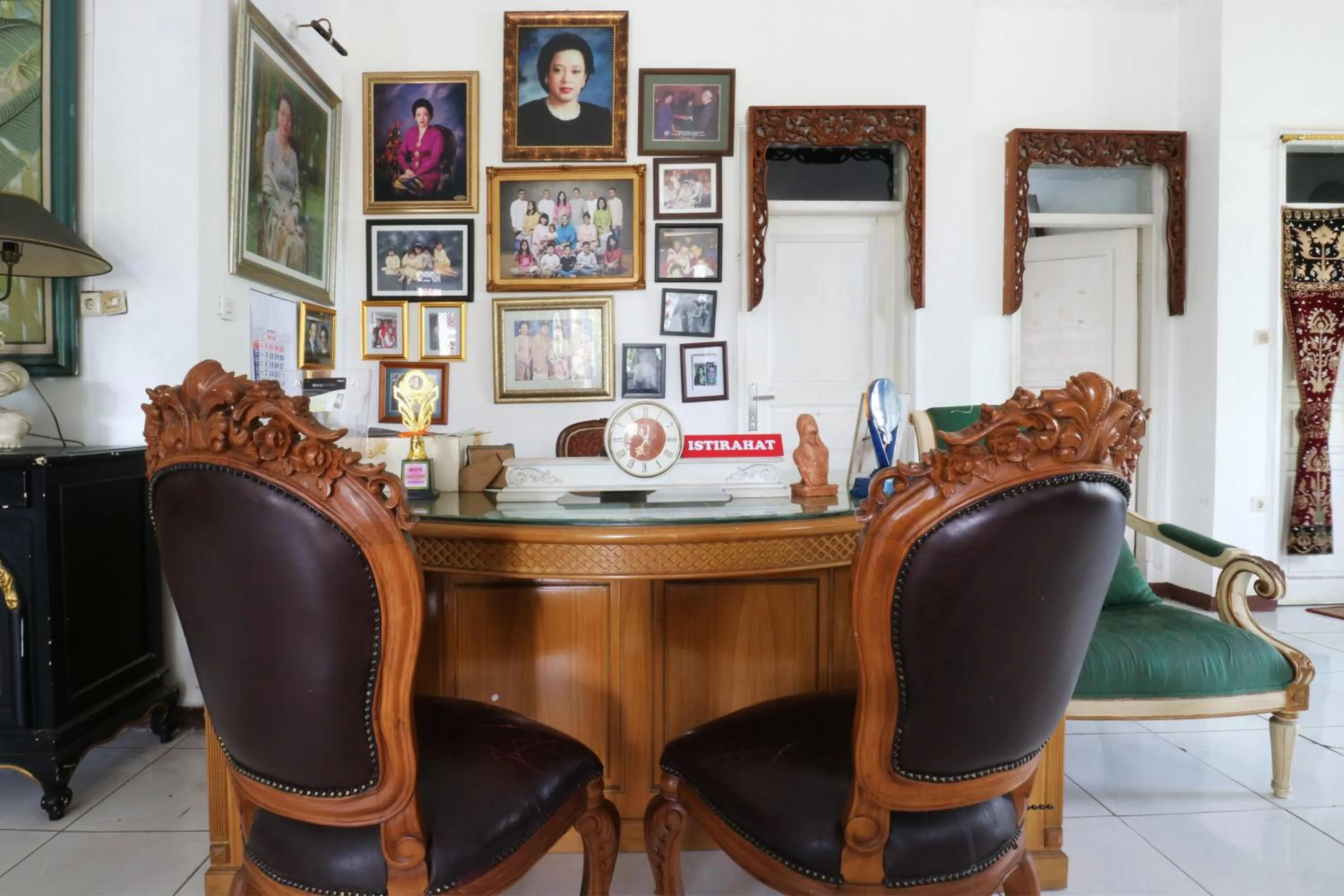 Lobby or reception in Villa Sri Manganti