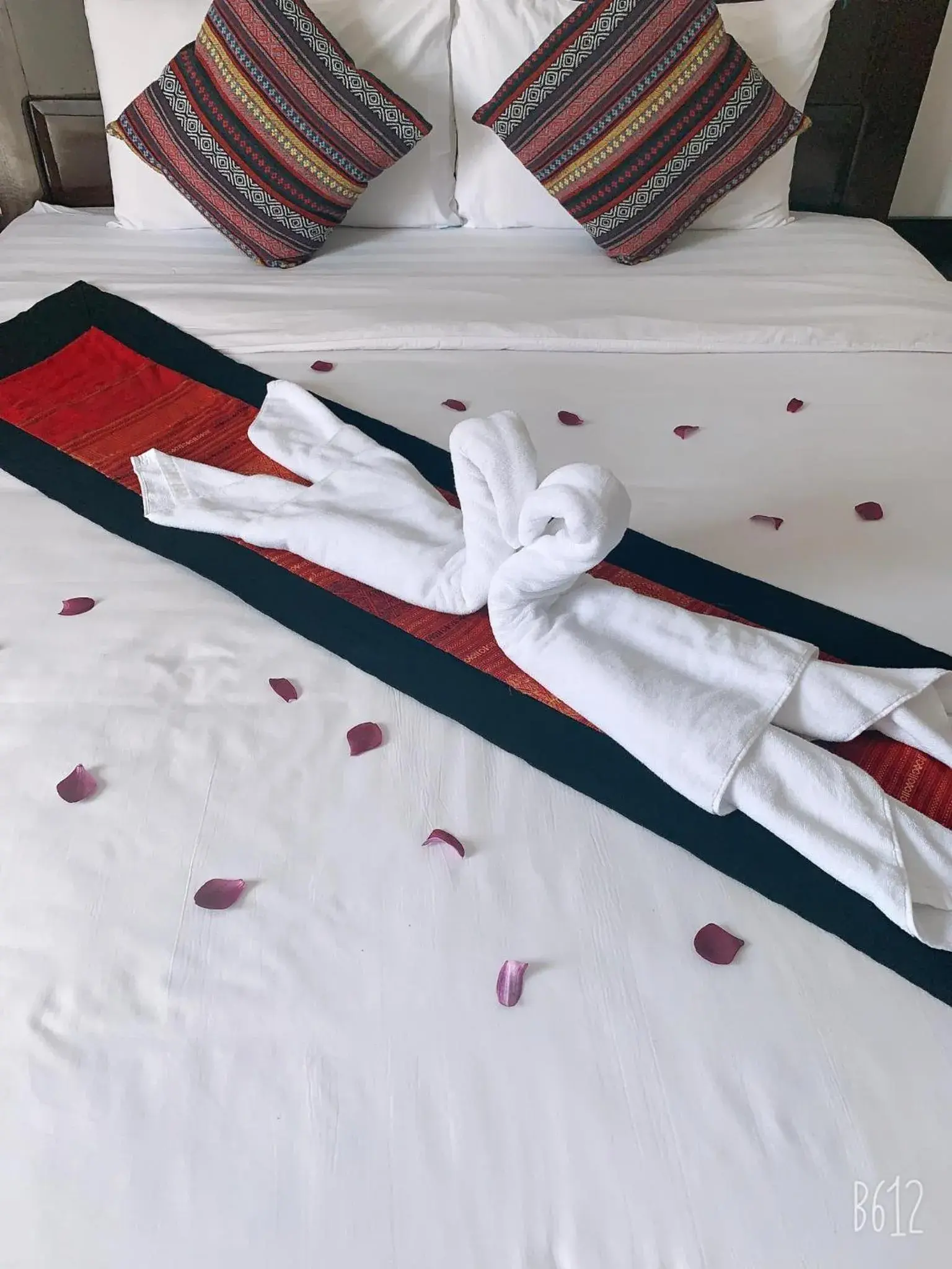 Bed in Jasmine Vangvieng Hotel Bed in Jasmine Vangvieng Hotel