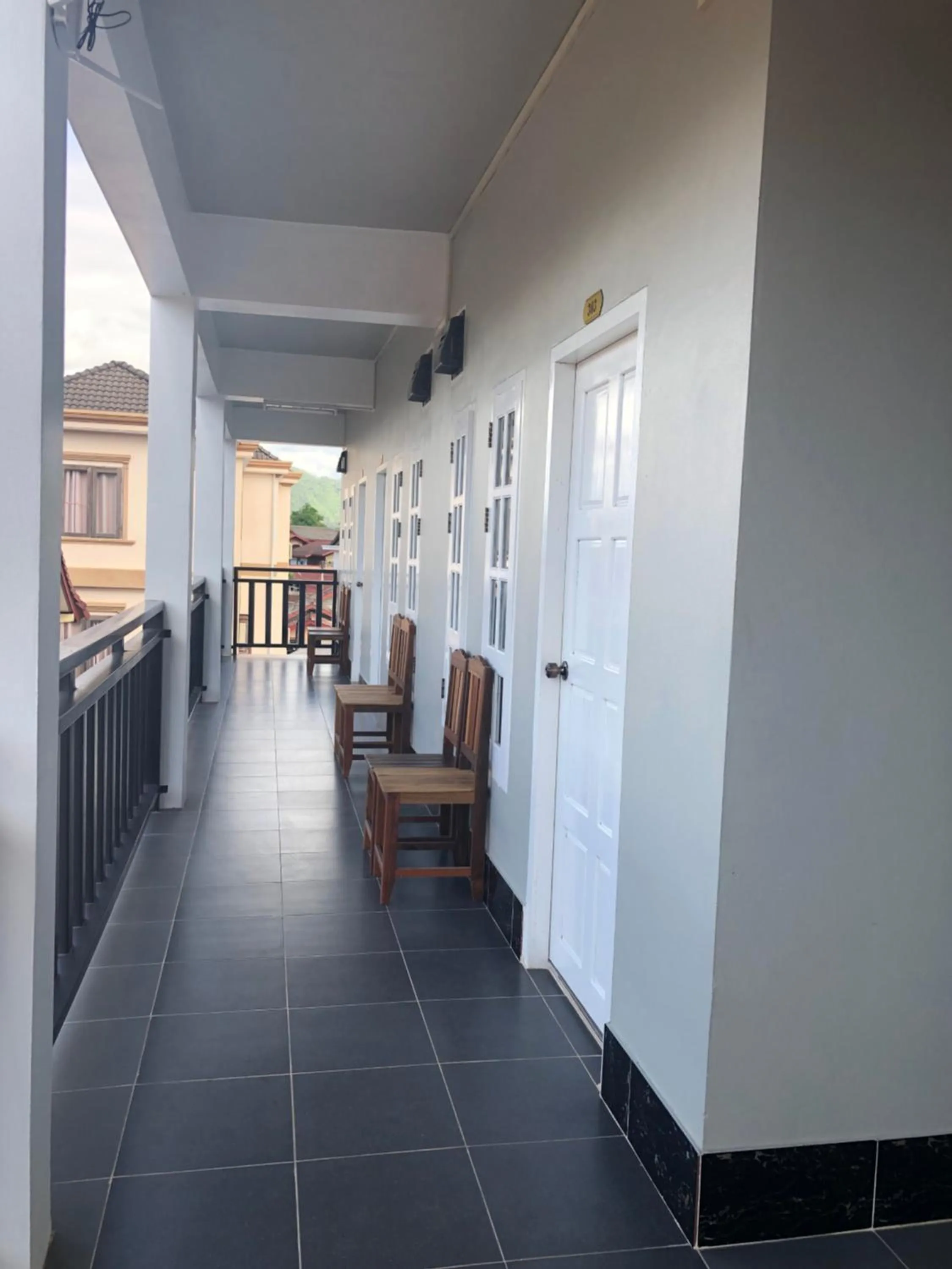 Mountain view in Jasmine Vangvieng Hotel